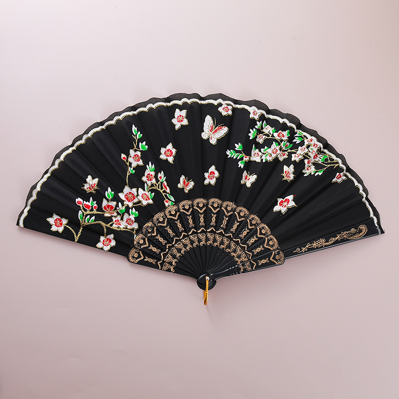 折扇/塑料平板扇/扇子/折扇子/折叠扇产品图