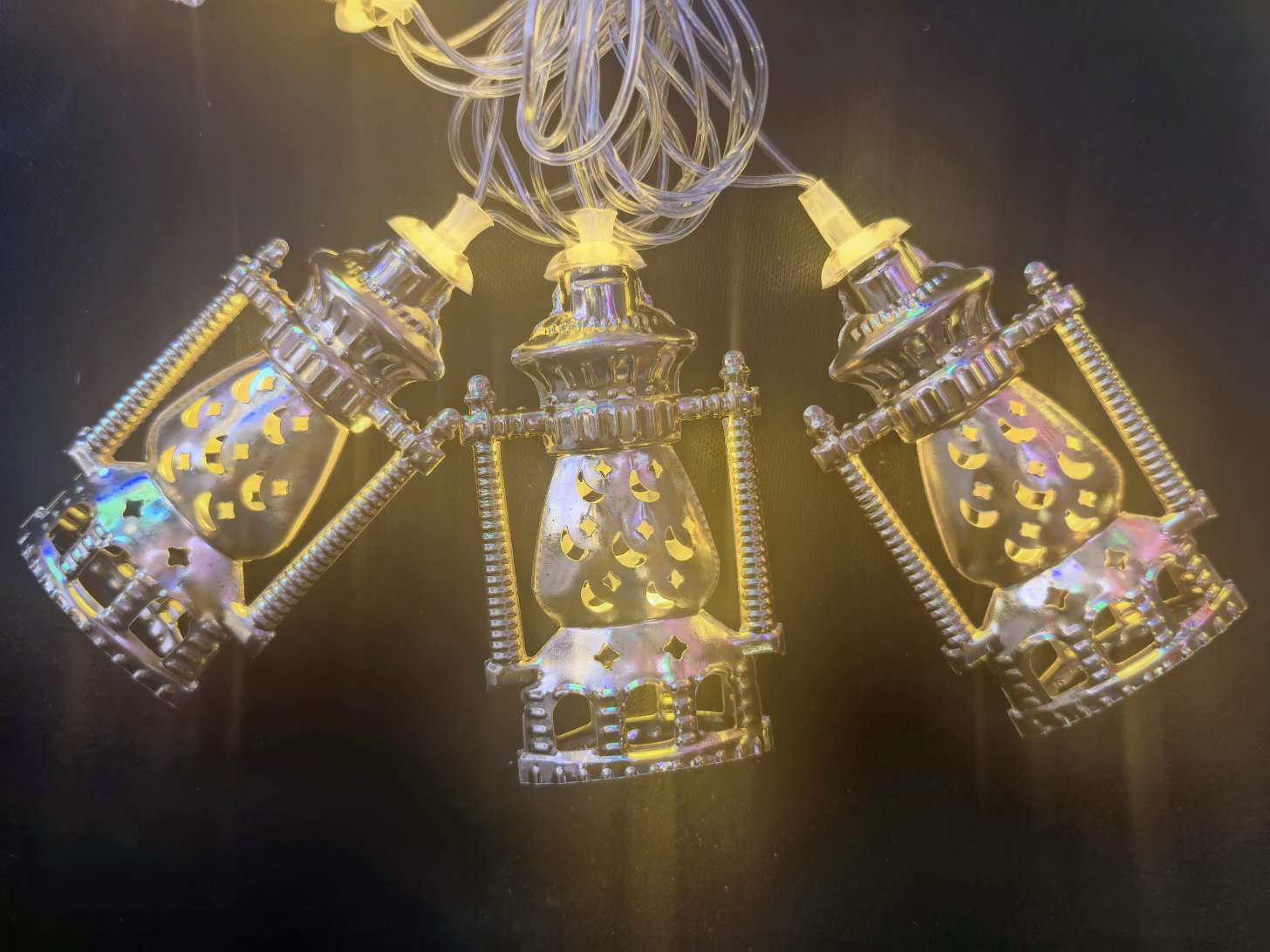Christmas light string lights, round balls, outdoor LED lighting fixtures, festival decoration, outdoor LED light strings, Christmas light string light strips, Ramadan style, eid al-Fitr battery lights, ironwork, oil lamps from Arab countries, stars, ⭐⭐⭐⭐⭐⭐ detail image 15