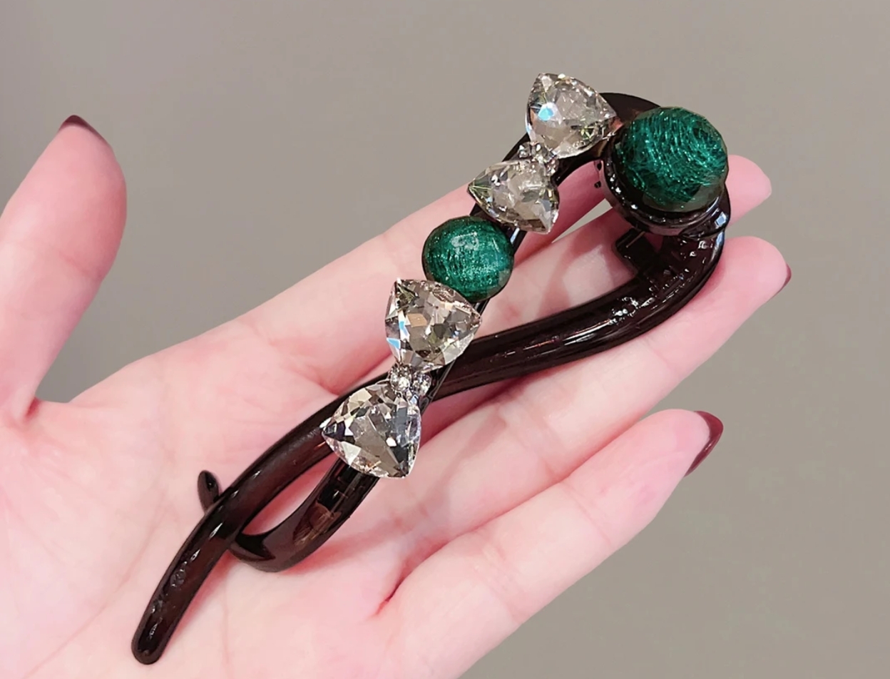 时尚蝴蝶结发夹抓夹发卡发饰简约百搭学生发夹滴油发卡配件女款