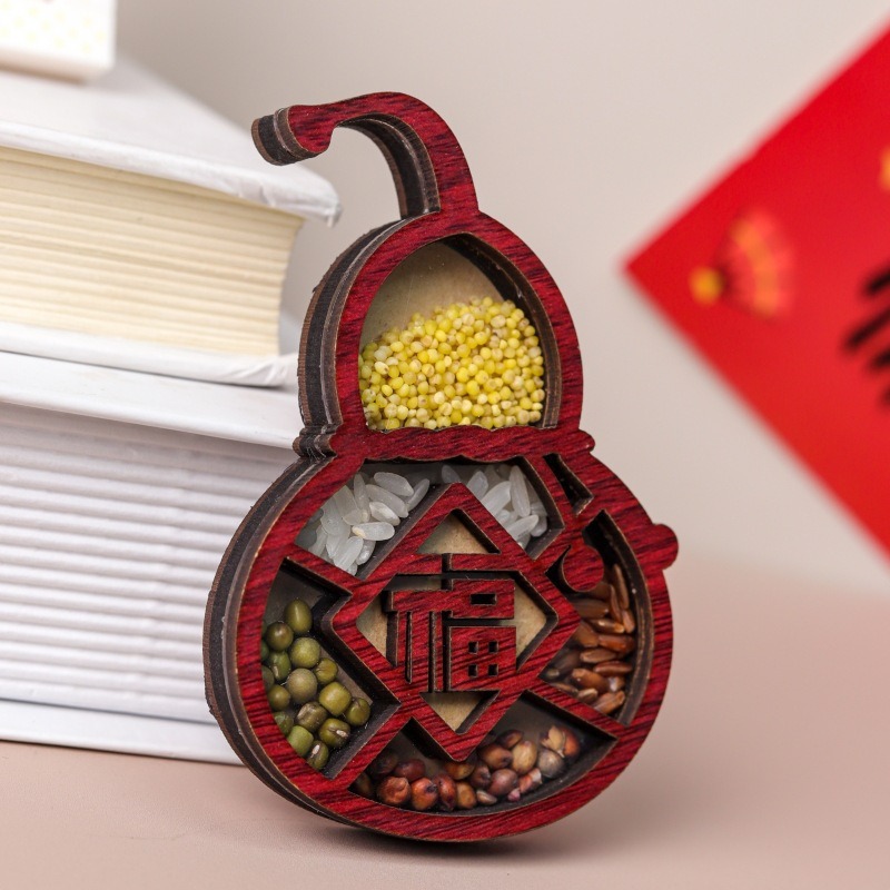 粮食冰箱贴立体三层滴胶国潮文创冰箱贴杂粮磁贴五谷丰登冰箱贴 详情图6