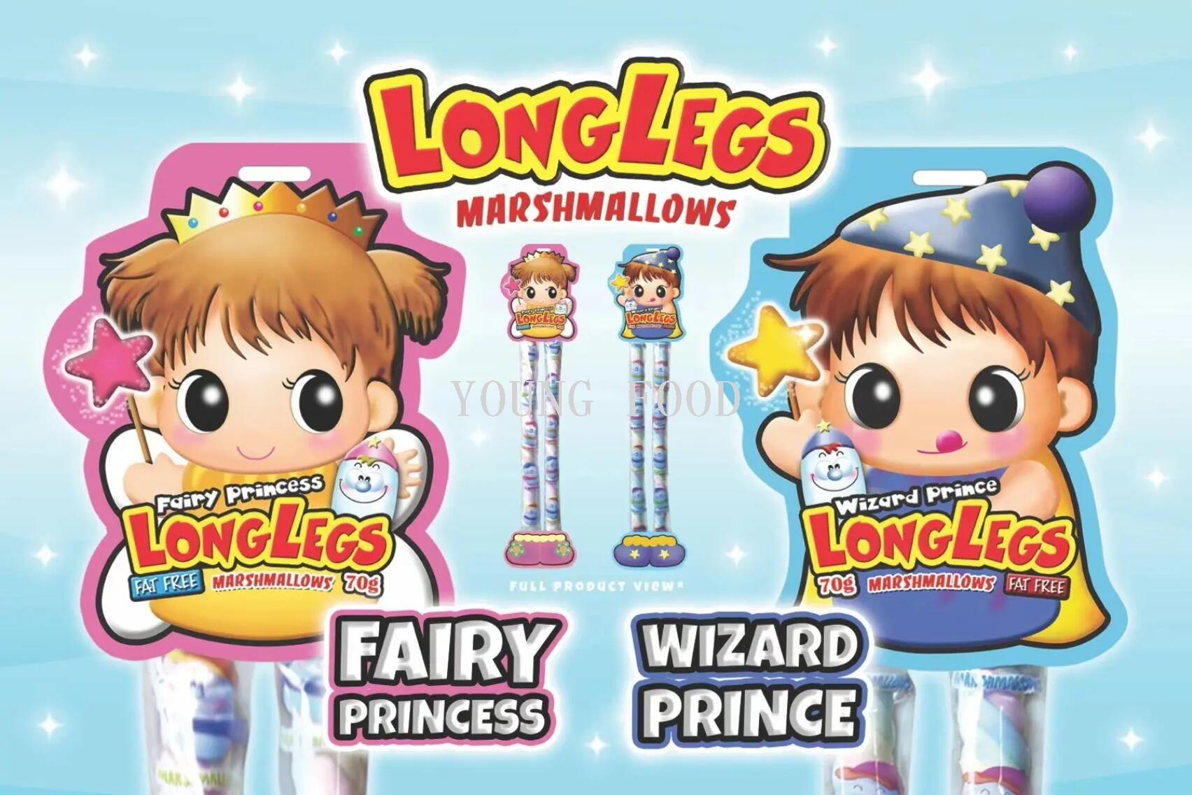 包邮菲律宾进口休闲食品糖果特色美食零食爵芙巫师王子棉花糖70g详情6