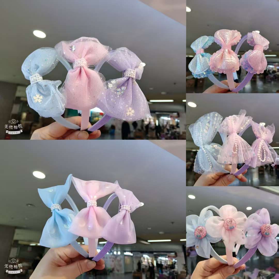 2025年新款，发箍女儿童小女孩碎发整理神器宝宝卡通头箍不伤发发捆头饰压发箍