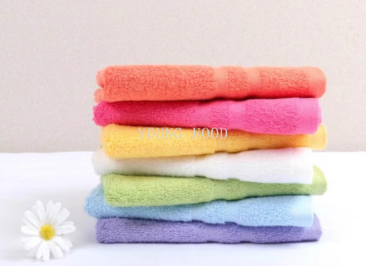 韩国进口女生美容巾抗~菌竹纤维柔软洗脸巾毛巾小方巾26*50cm 55g详情3