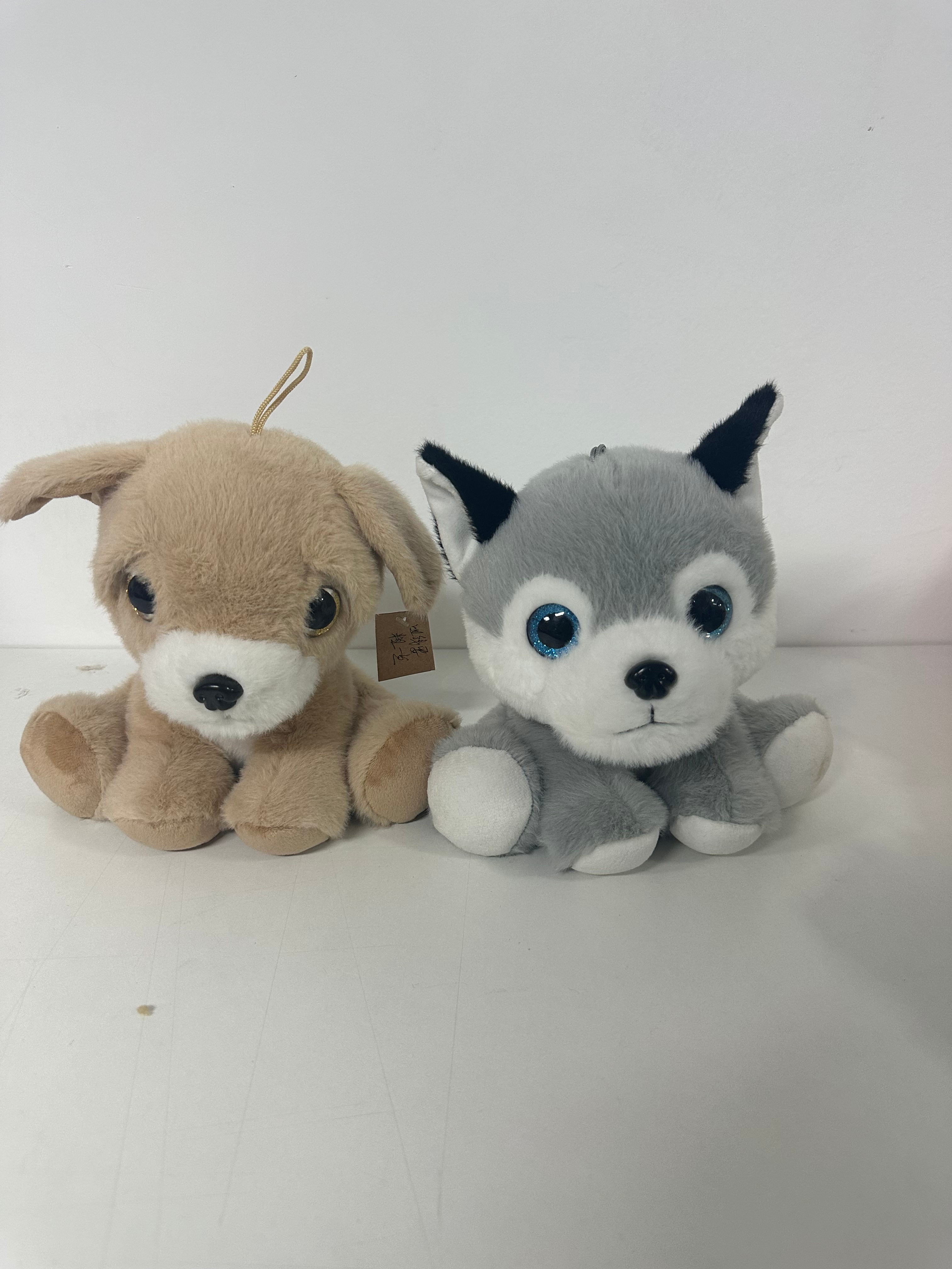 Papa Puppy plush toys, famous dog dolls, cross-border best-selling supply, in stock, simulated Husky and Corgi dolls Application Scenario