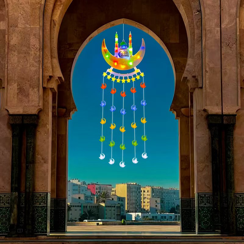 Christmas light strings, round balls, outdoor LED lighting fixtures, festival decoration, outdoor LED light strings, Christmas light strings, light strings, Ramadan style, Eid al-Fitr, Arab country light strings, led castles detail image 2