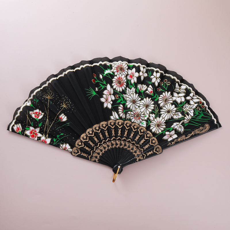 折扇/塑料平板扇/扇子/折扇子/折叠扇细节图