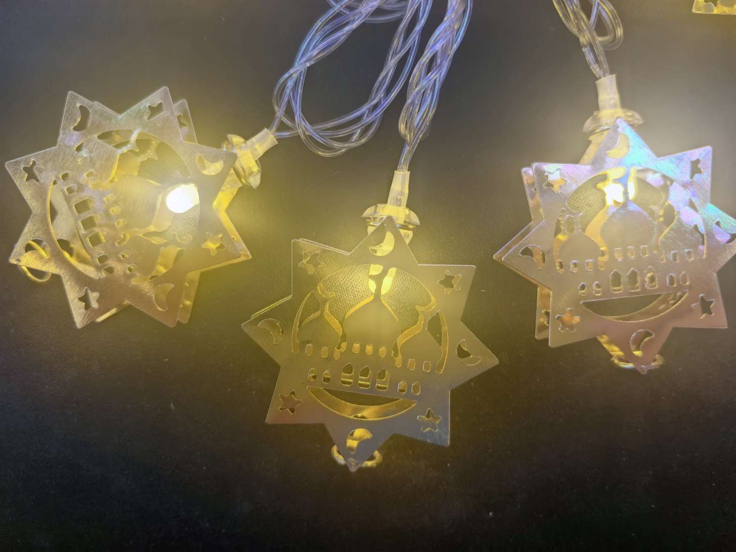 Christmas light string lights, round balls, outdoor LED lighting fixtures, festival decoration, outdoor LED light strings, Christmas light string light strips, Ramadan style, eid al-Fitr battery lights, ironwork, oil lamps from Arab countries, stars, ⭐⭐⭐⭐⭐⭐ detail image 12