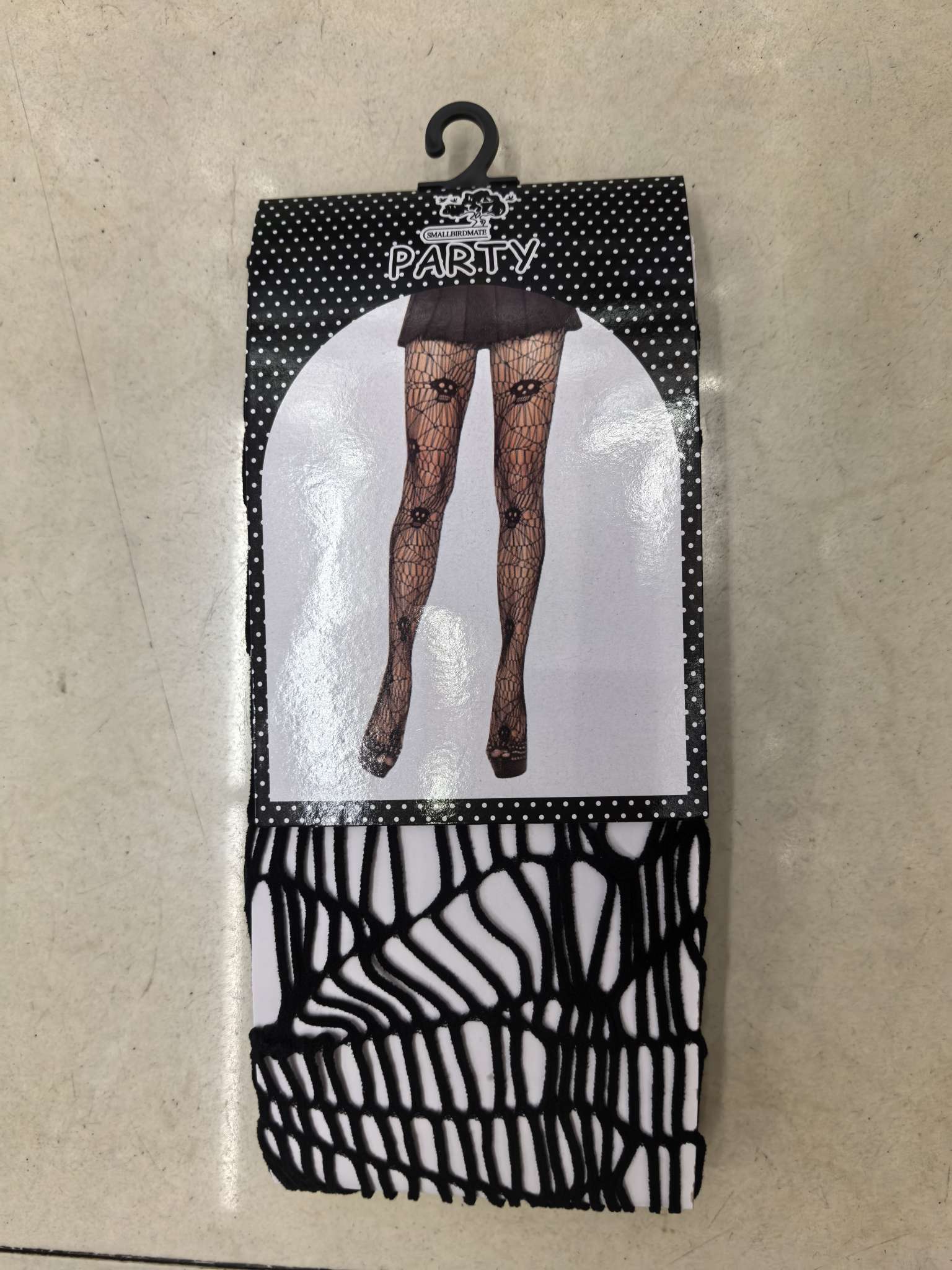 万圣节节日鬼头网连裤产品图