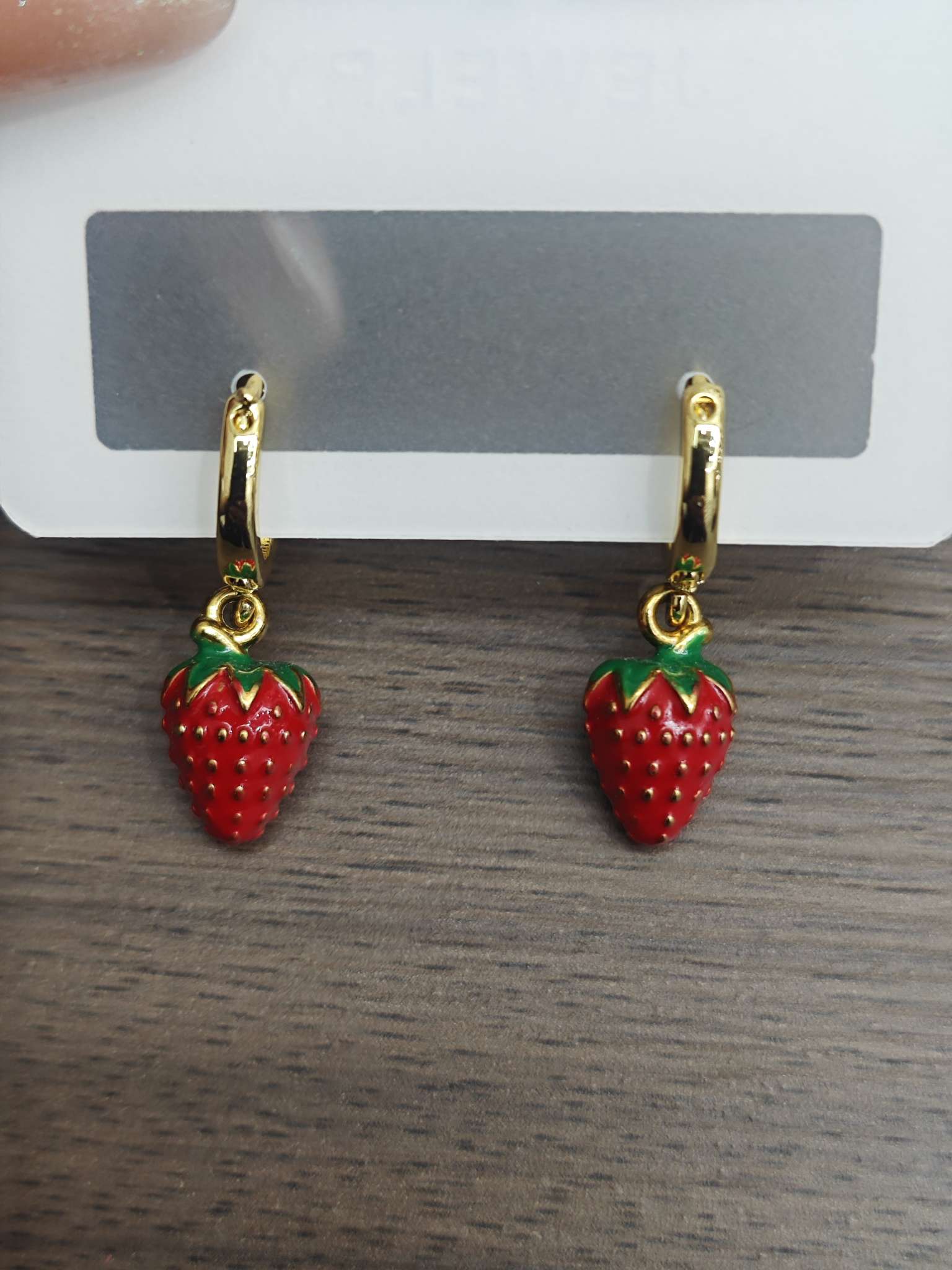 时尚草莓耳环耳饰锆石耳环简约百搭耳饰品女款潮流耳环饰品配饰饰品细节图