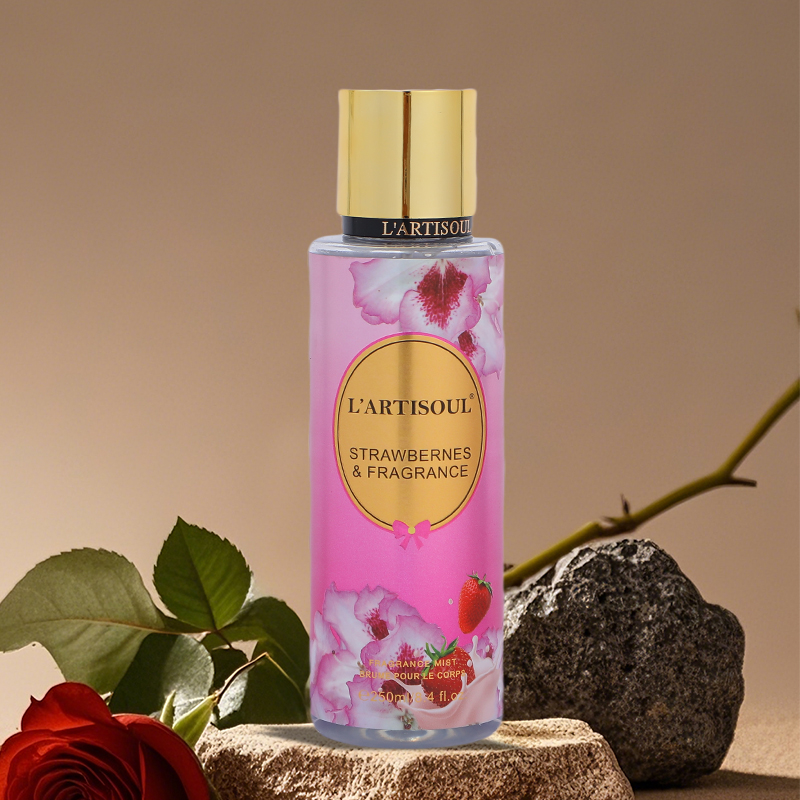 L'ARTISOUL gran volumen 250ML fresa fragancia mujer larga duración dejar Perfume cuerpo spray perfume Specification image