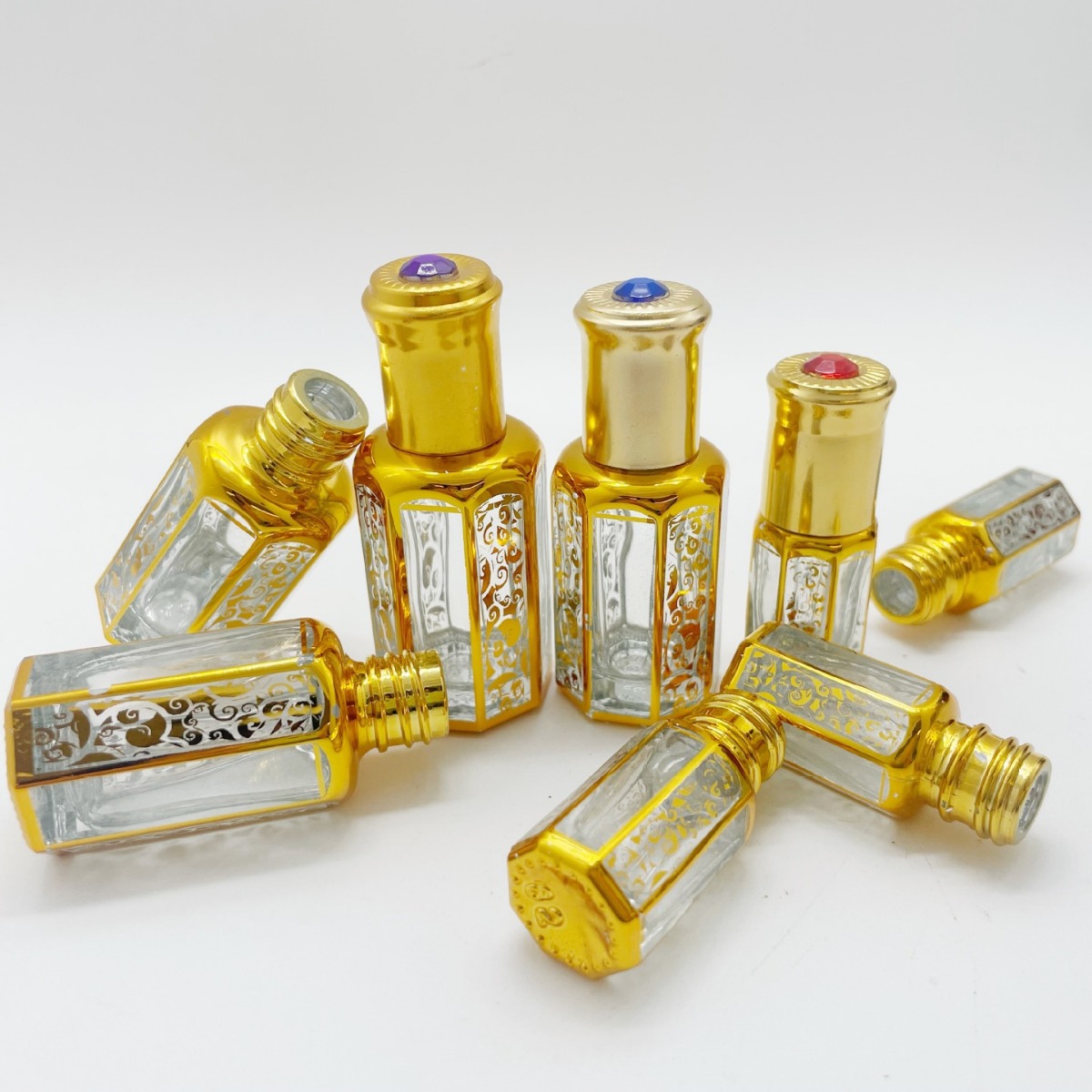 金色 精油瓶 香水瓶02