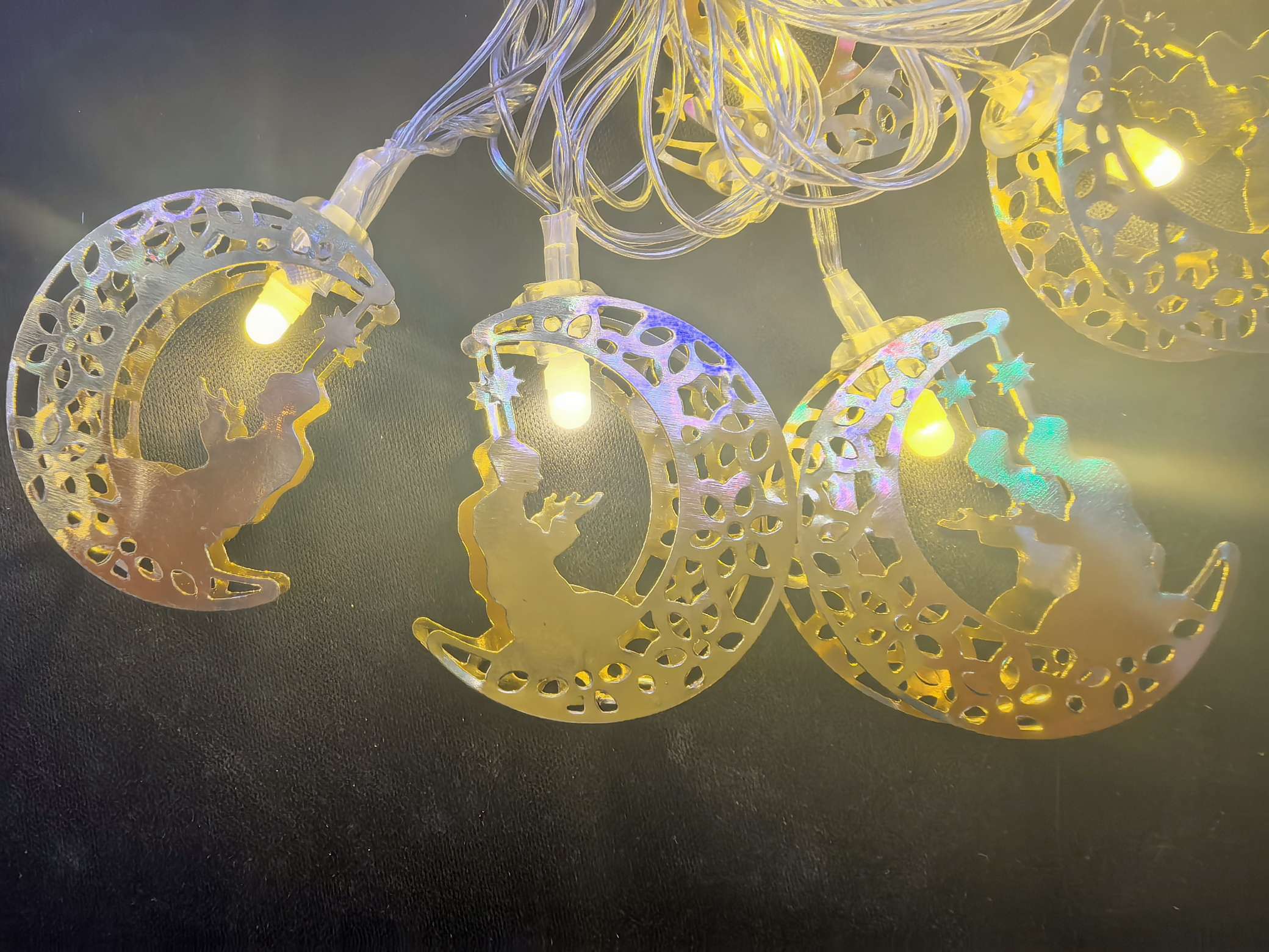 Christmas light string lights, round balls, outdoor LED lighting fixtures, festival decoration, outdoor LED light strings, Christmas light string light strips, Ramadan style, eid al-Fitr battery lights, ironwork, oil lamps from Arab countries, stars, ⭐⭐⭐⭐⭐⭐ Specification image