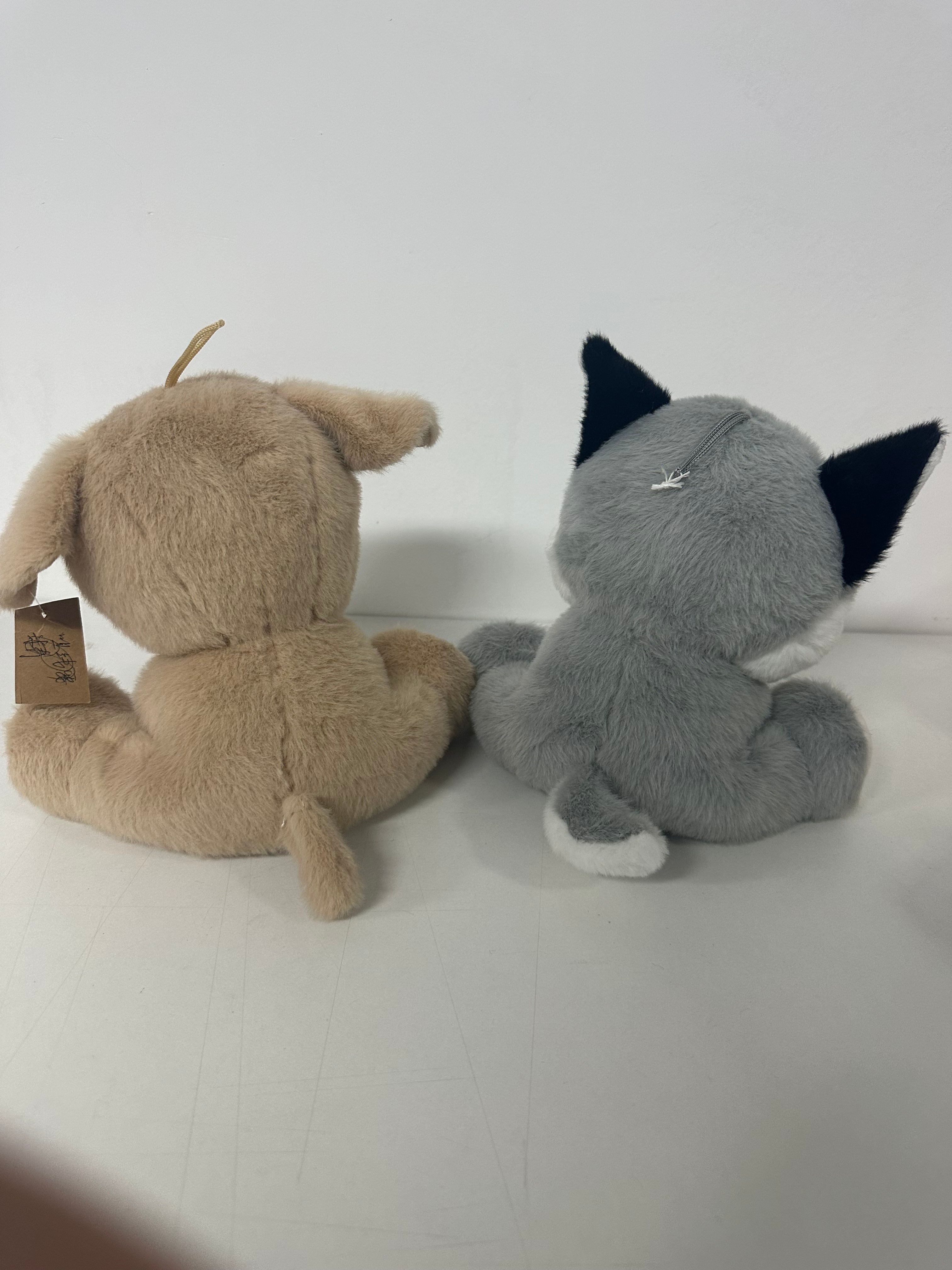 Papa Puppy plush toys, famous dog dolls, cross-border best-selling supply, in stock, simulated Husky and Corgi dolls Specification image