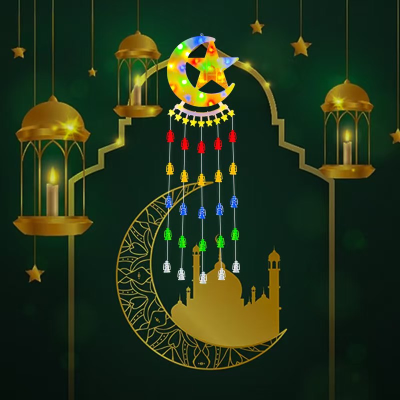 Christmas light strings, round balls, outdoor LED lighting fixtures, festival decoration, outdoor LED light strings, Christmas light strings, light strings, Ramadan style, Eid al-Fitr, Arab country light strings, led castles detail image 9