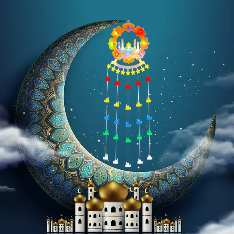 Christmas light strings, round balls, outdoor LED lighting fixtures, festival decoration, outdoor LED light strings, Christmas light strings, light strings, Ramadan style, Eid al-Fitr, Arab country light strings, led castles detail image 3