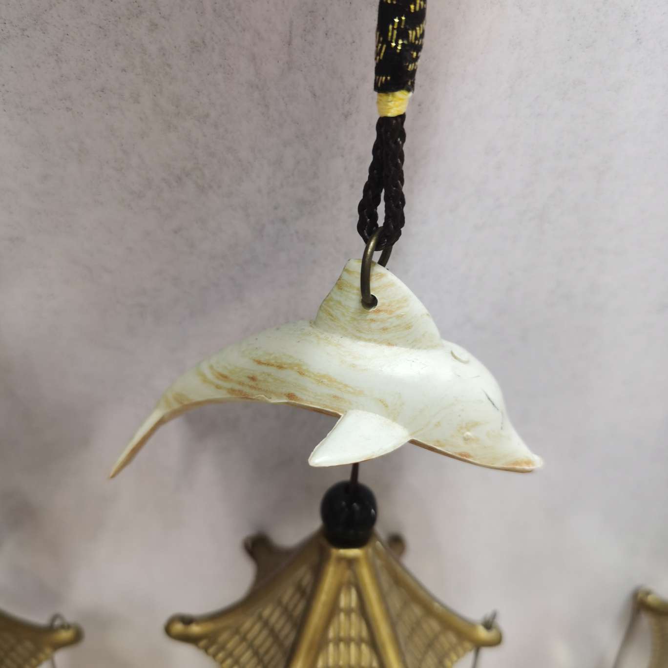 Rural Life pendant Wind chime Wood Grain series detail image 7