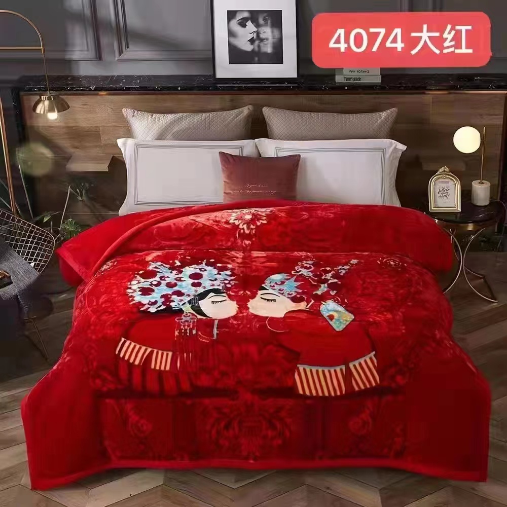 Angora blanket Coral fleece blanket thickened and warm, Razer Cloud blanket gift blanket group purchase wholesale pic 20