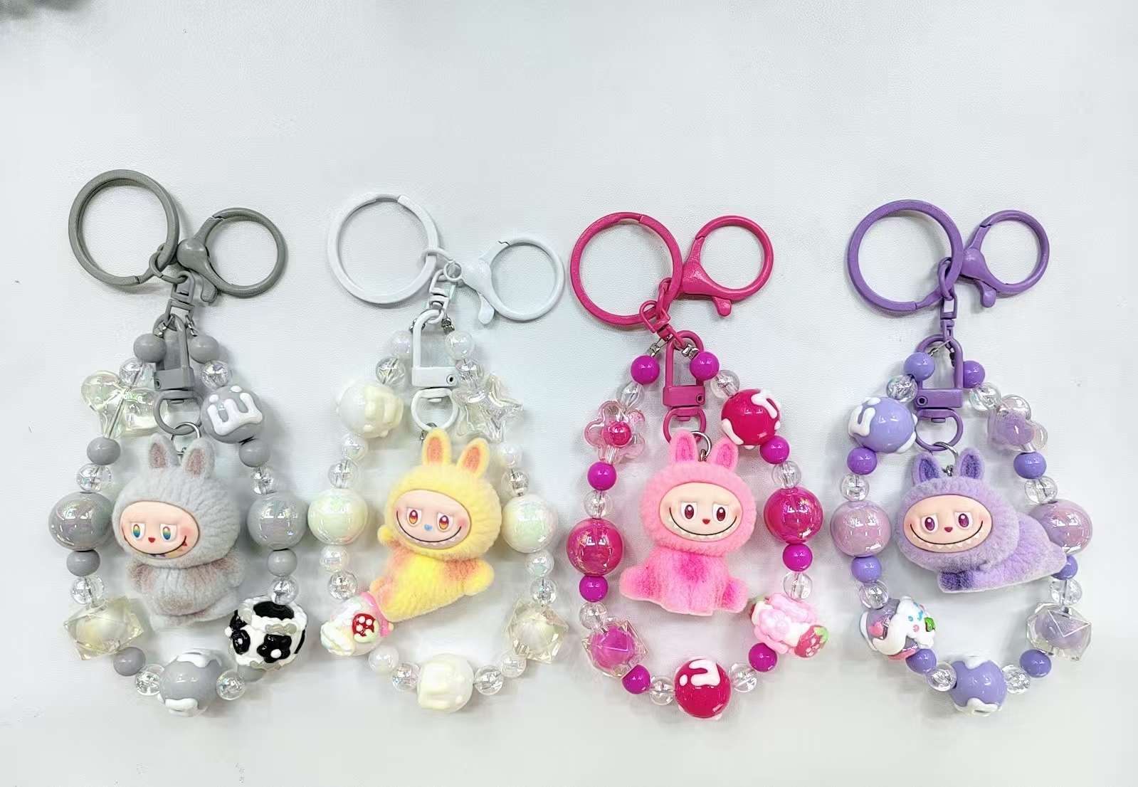 卡皮巴拉星星人毛绒玩具挂件吱吱叫布艺公仔可爱毛绒小挂件儿童礼物