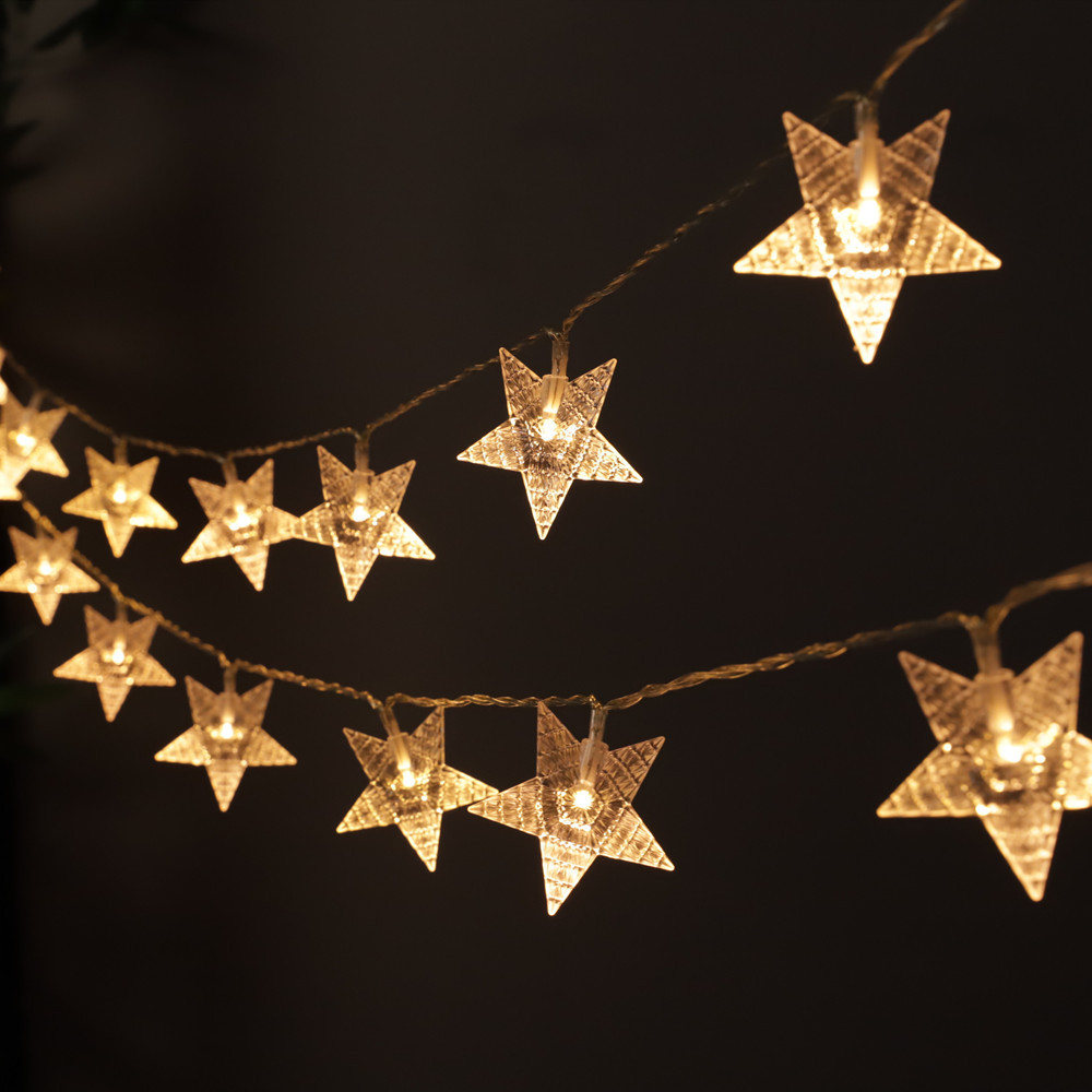 Christmas string lights, round balls, outdoor LED string lights, lighting decoration, festival color lights, Christmas special, Ramadan style, Eid al-Fitr, Ramadan string lights in Arab countries, moon holding star moon 🌙🌙🌙🌙🌙 Application Scenario