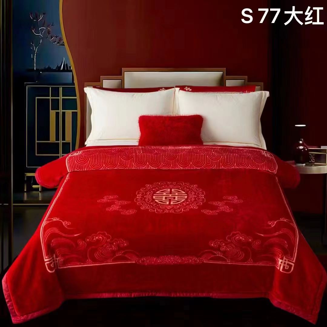 Angora blanket Coral fleece blanket thickened and warm, Razer Cloud blanket gift blanket group purchase wholesale pic 38