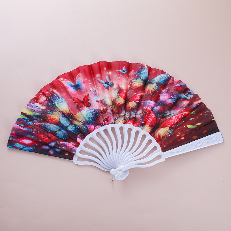 古风扇中国风女人扇折扇樱花夏季随身便携舞蹈扇网红扇折叠扇子女细节图