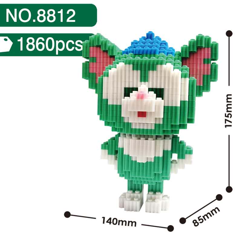 高层次国风国朝积木玩具中号颗粒