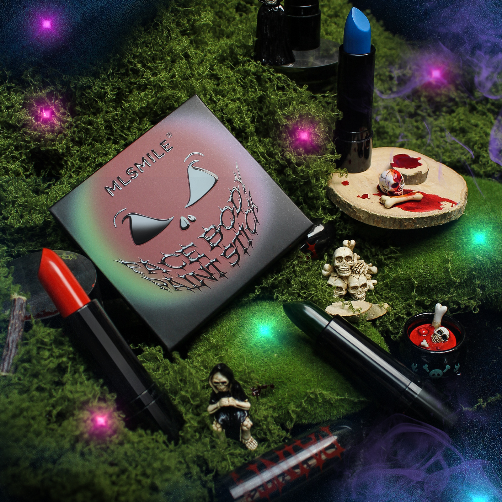 口红定制黑条口红对标大牌不沾杯不掉色迷你彩妆女唇膏图