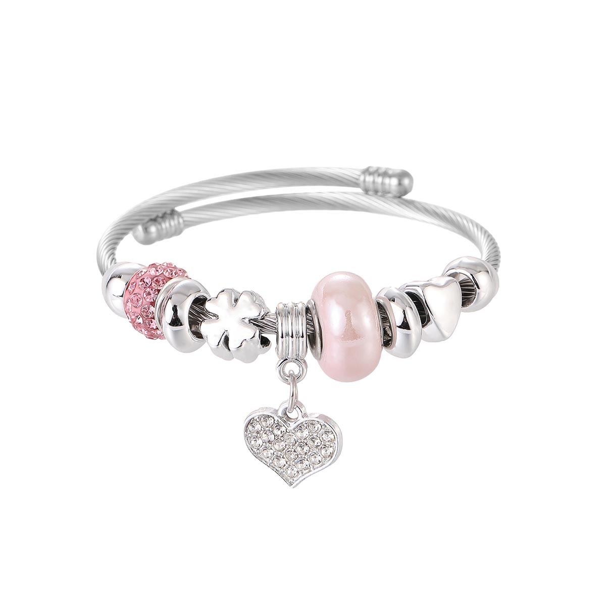 Cross-border exclusive adjustable stainless steel bracelet for pan home style Application Scenario