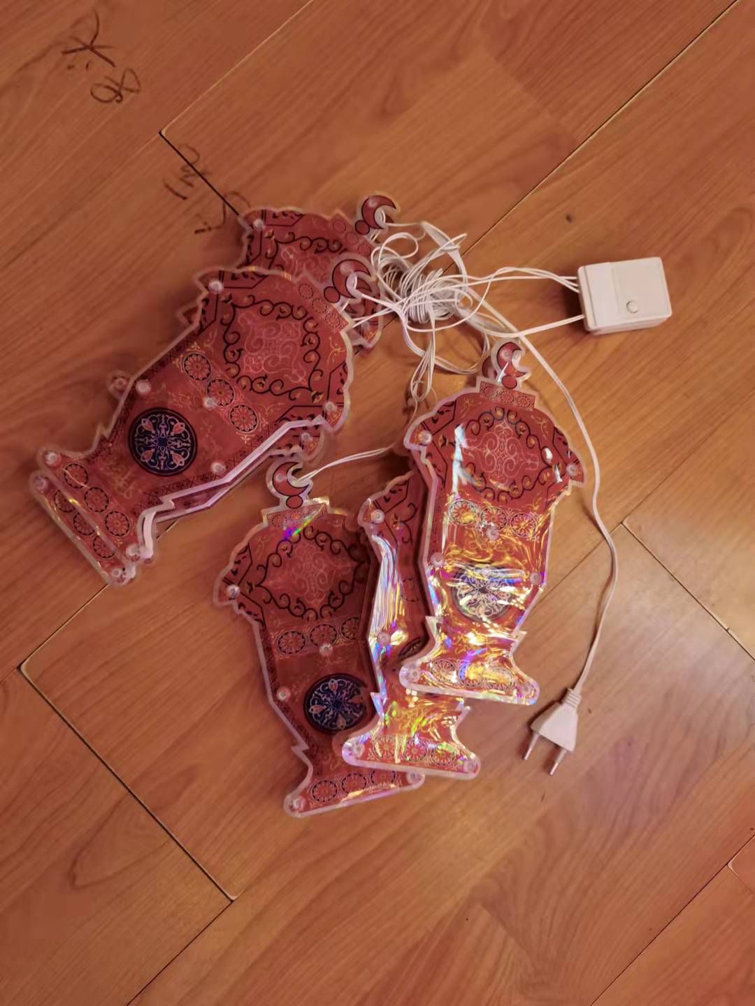 Christmas light string lights, round balls, outdoor LED light string lighting, festival decoration, outdoor lighting, Christmas light string lights, string light strips, Ramadan lights in Arab countries, Eid al-Fitr, Ramadan castle, moon, five-star led Application Scenario