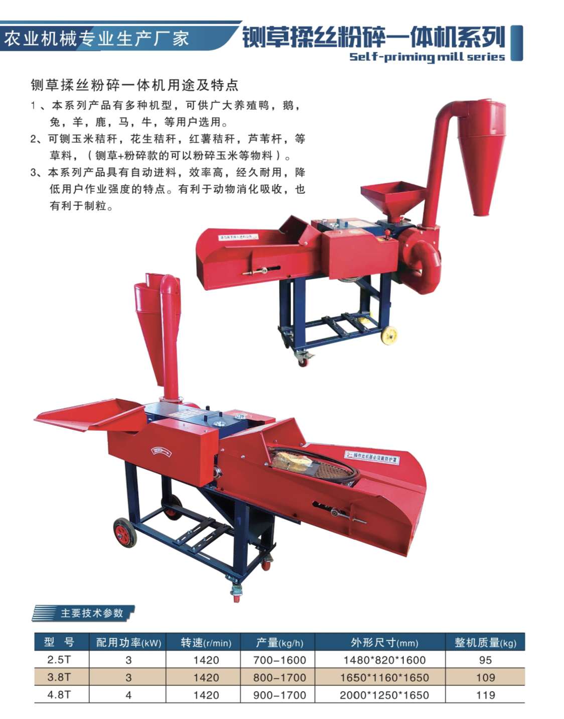 铡草机家用养殖牛羊玉米秸秆干湿两用粉碎打草碎草切草揉丝一体机铡揉机磨面机粉碎机颗粒机榨油机出口供应详情图13