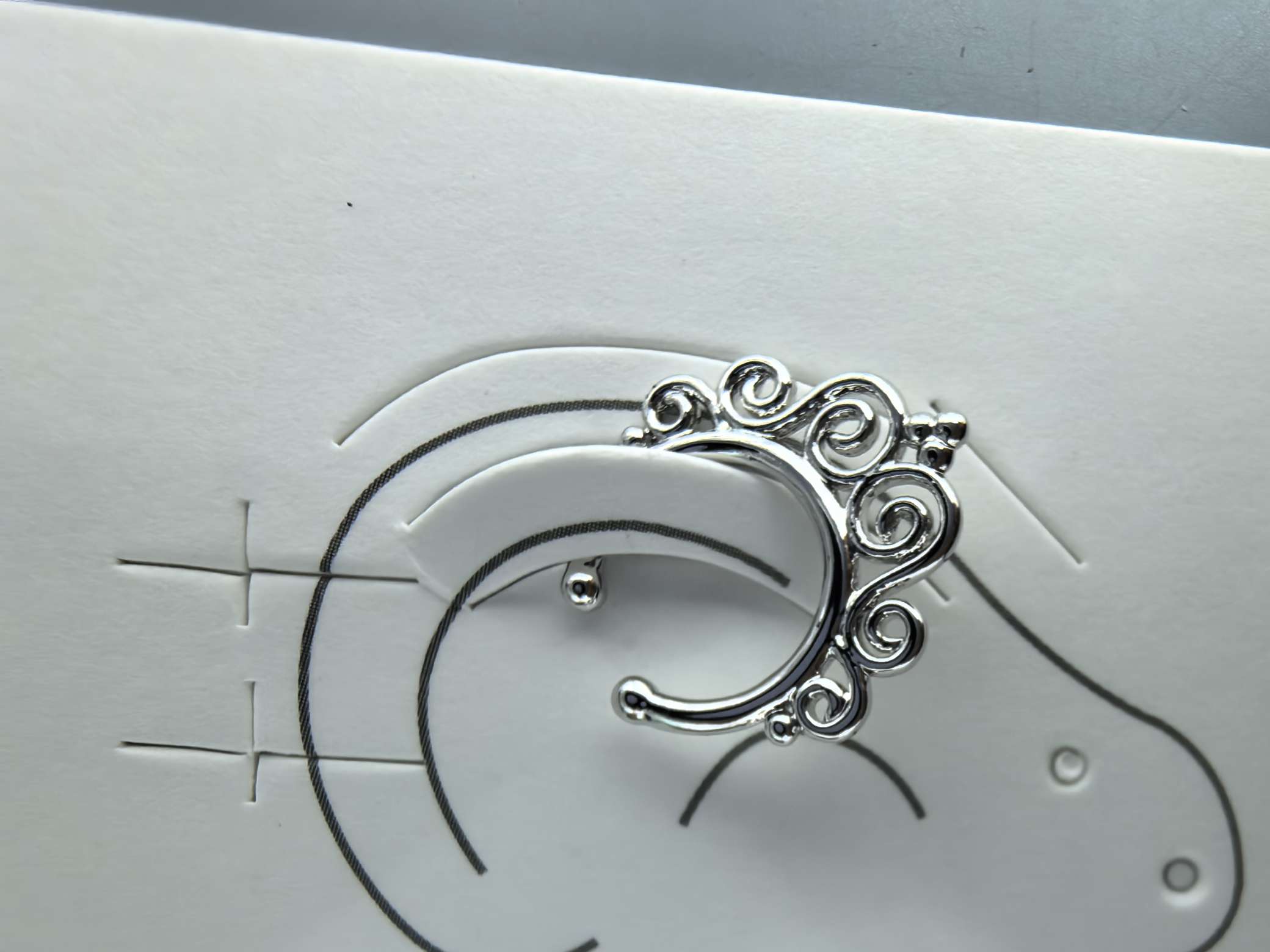 外贸热销爆款流行饰品黄铜电镀真金防过敏无洞鼻环穿刺饰品假鼻环饰品