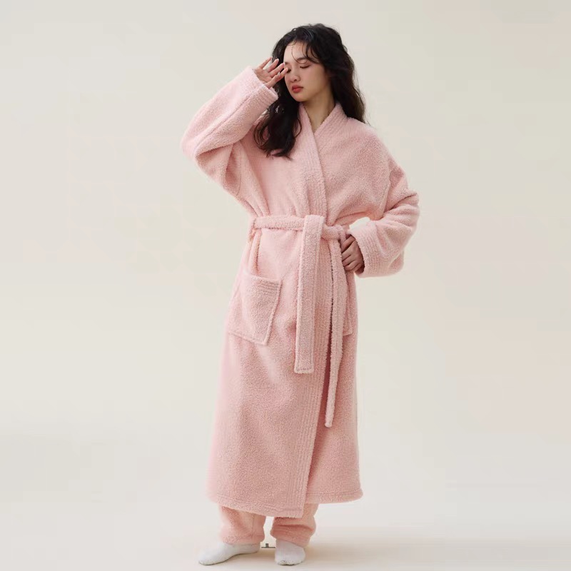 秋冬新款女士家居服 珊瑚绒卡通睡衣 长袖韩版睡衣女 暖心保暖舒适休闲套装2025新款3288