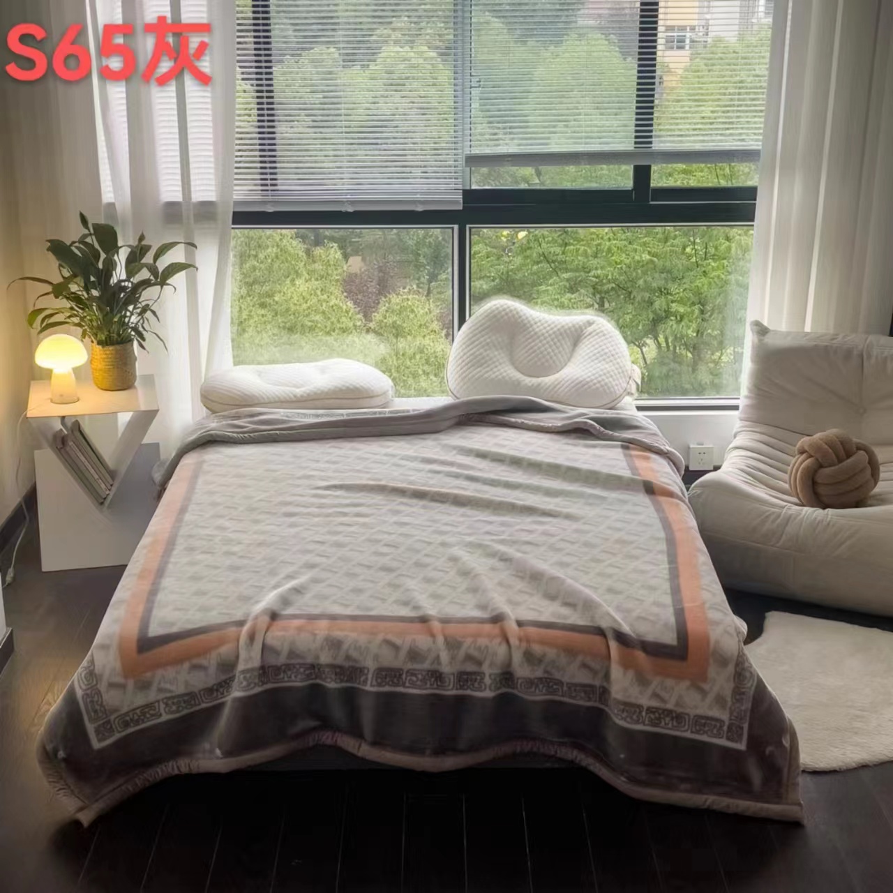 Angora blanket Coral fleece blanket thickened and warm, Razer Cloud blanket gift blanket group purchase wholesale pic 42
