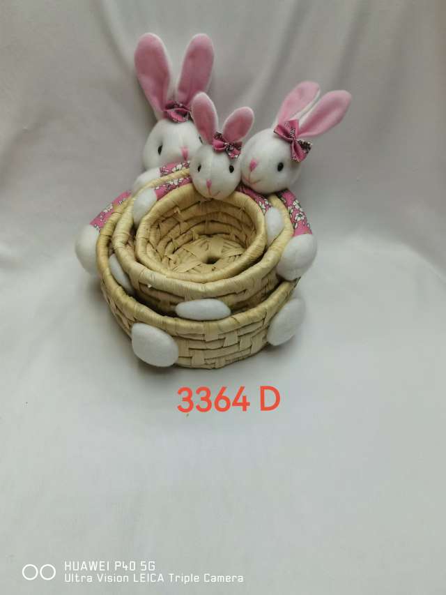 北欧编制花盆架植物工艺品编织花篮礼品盒伴手礼欧洲工艺品创意家居装饰