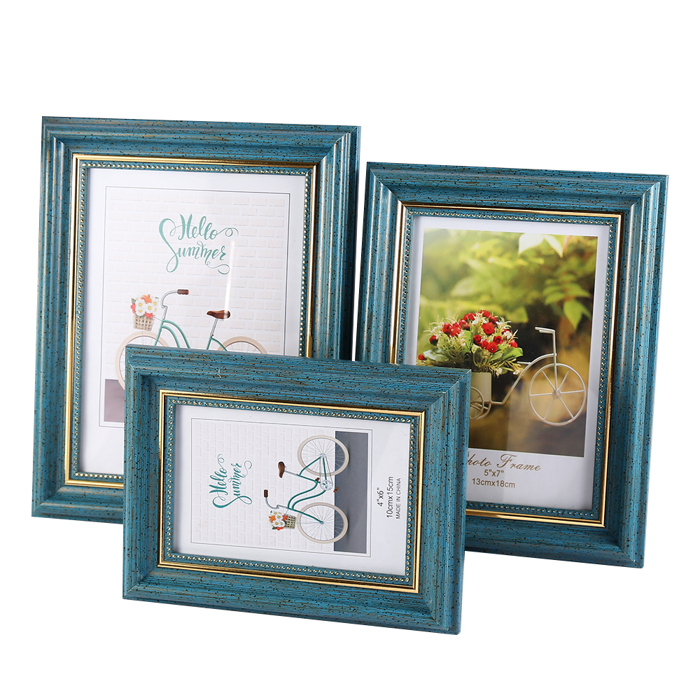 相框/创意照片摆台/画框/文字相框/仿古木纹相框细节图