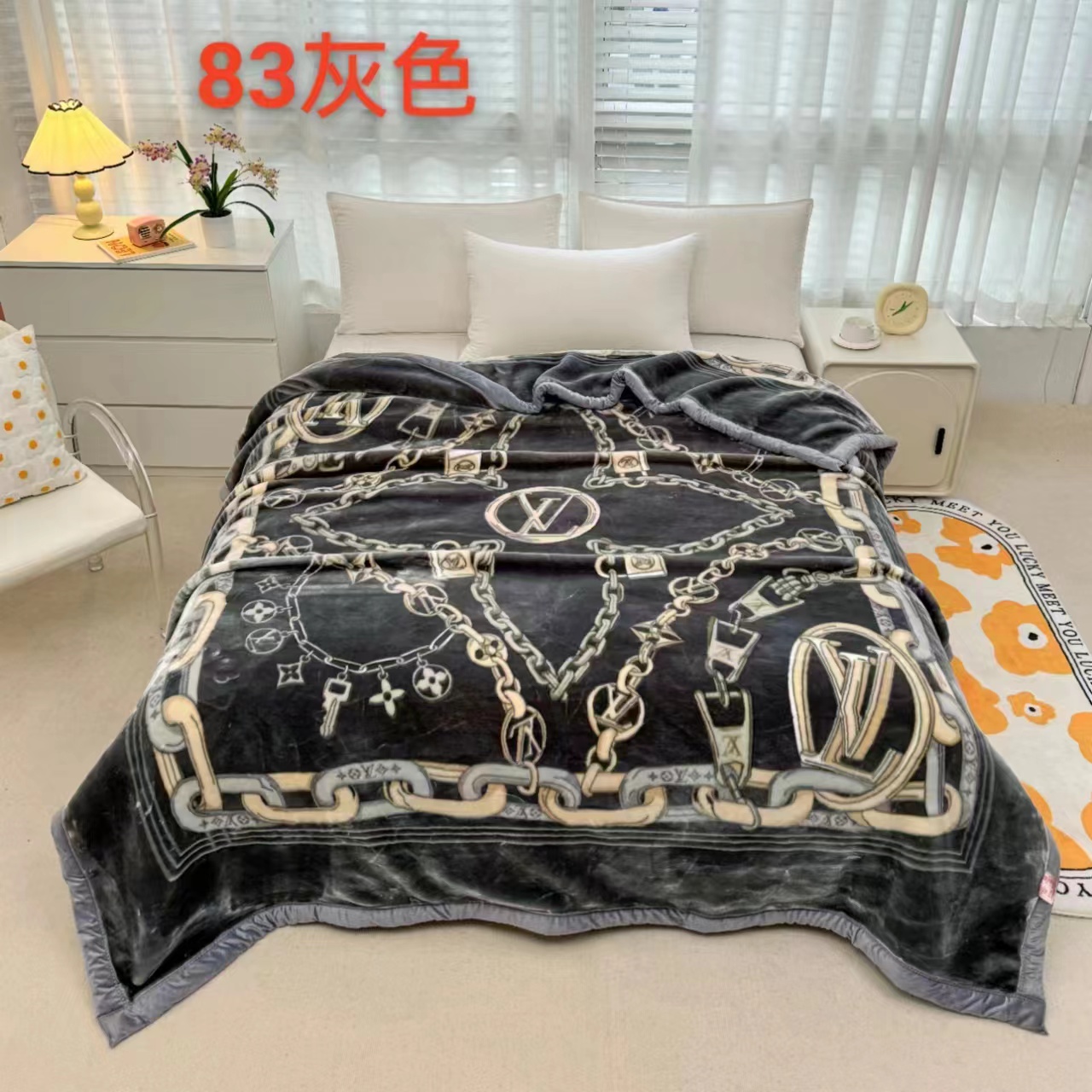 Angora blanket Coral fleece blanket thickened and warm, Razer Cloud blanket gift blanket group purchase wholesale pic 32