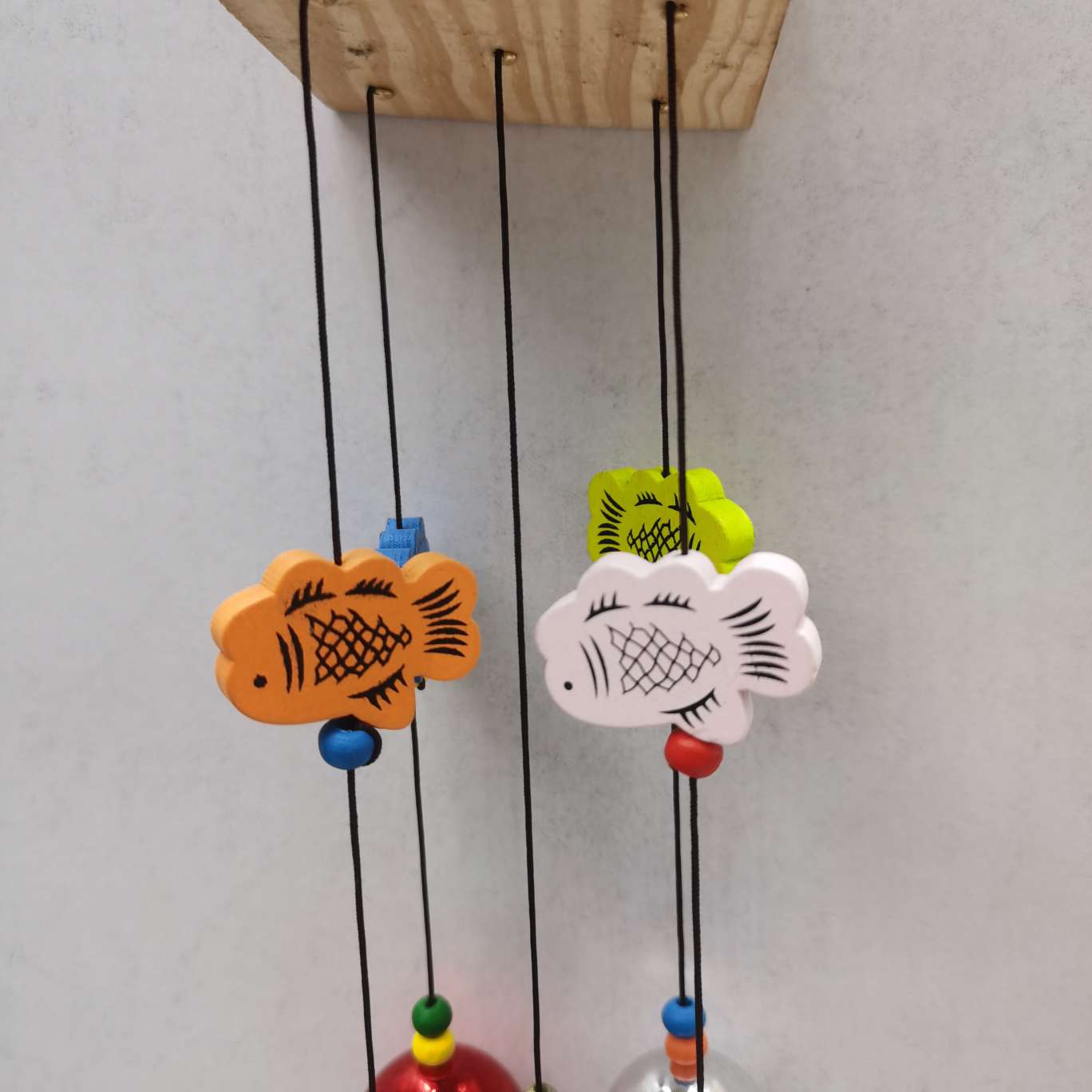Wind chime pendants for rural life wooden houses detail image 3