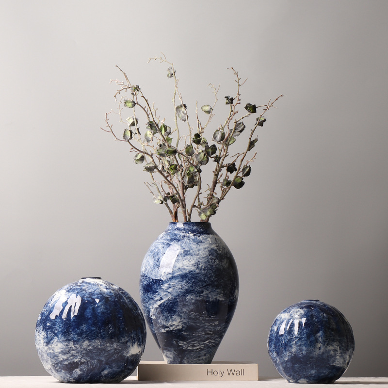 工艺品礼品陶瓷玻璃纸花瓶装饰花瓶香薰摆件家居摆设创意工艺品陶瓷花瓶陶瓷花瓶