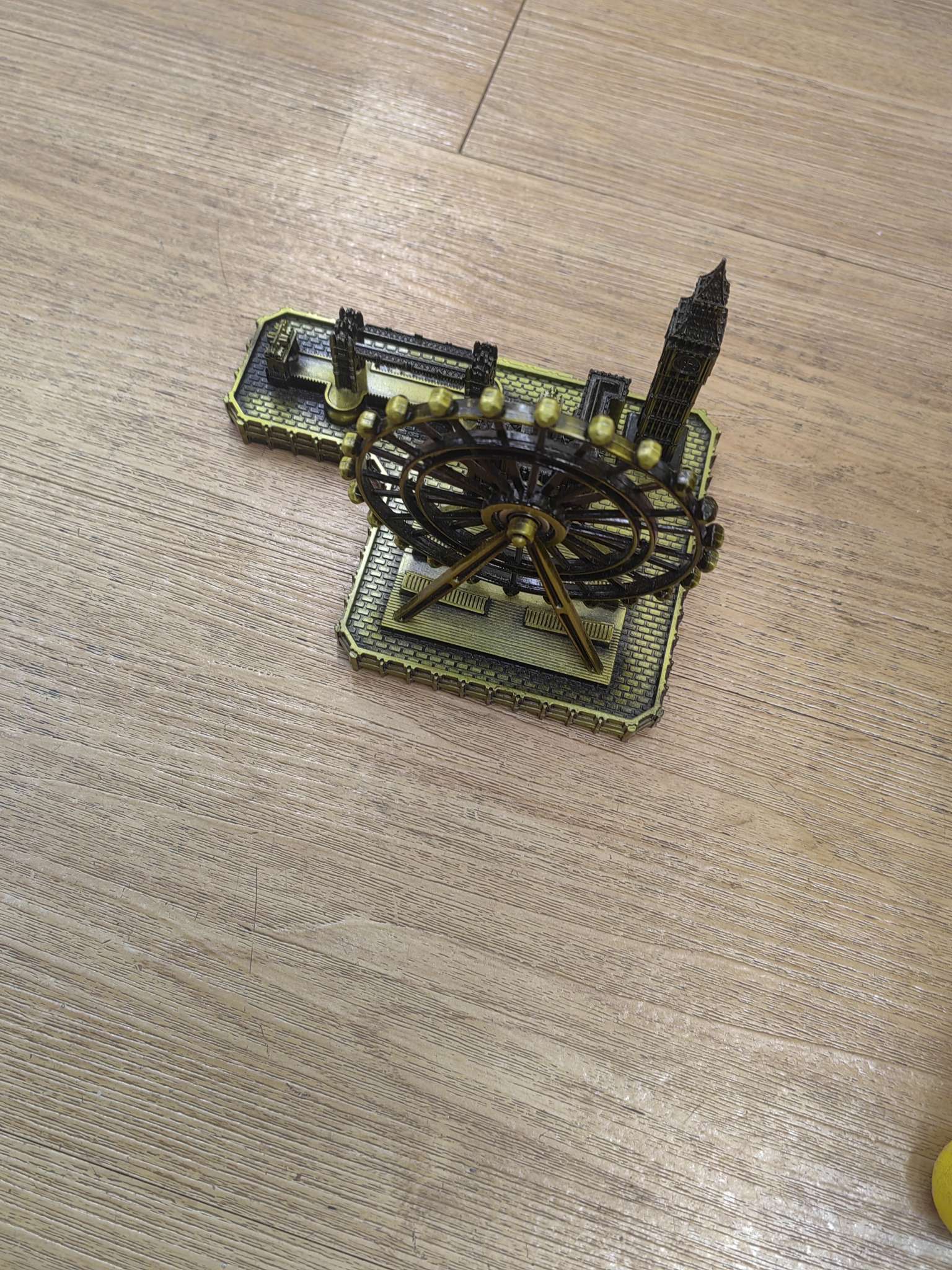 山鬼钱纯铜聚宝盆金属工艺品礼品黄金手机贴收藏摆件工艺品产品图