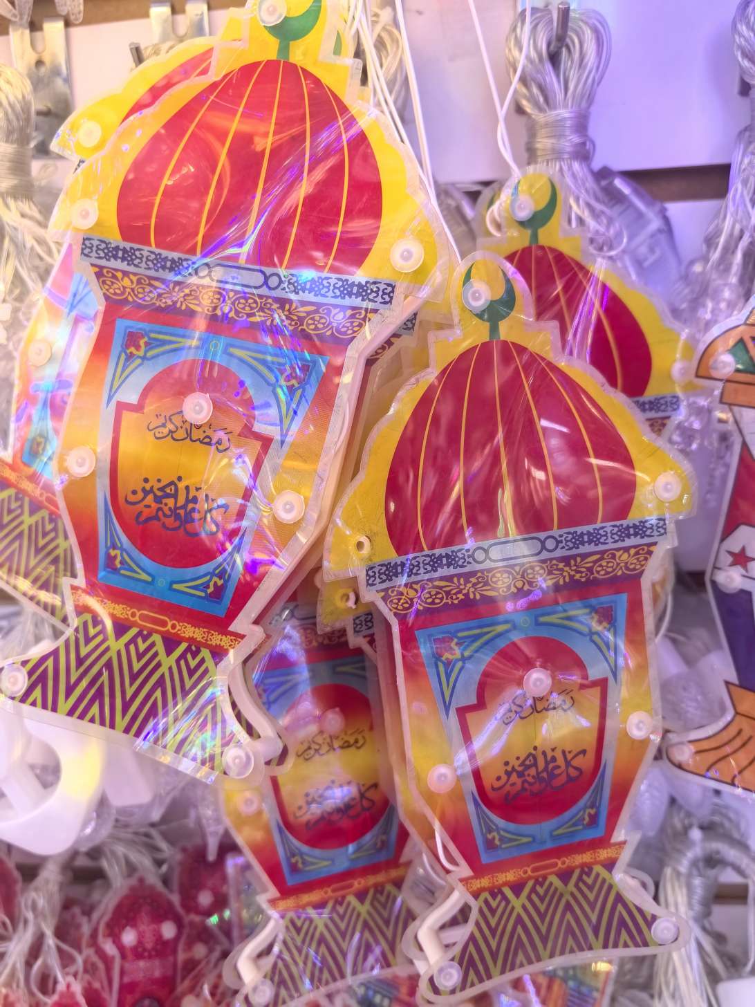 Christmas light string lights, round balls, outdoor LED light string lighting, festival decoration, outdoor lighting, Christmas light string lights, string light strips, Ramadan lights in Arab countries, Eid al-Fitr, Ramadan castle, moon, five-star led detail image 2