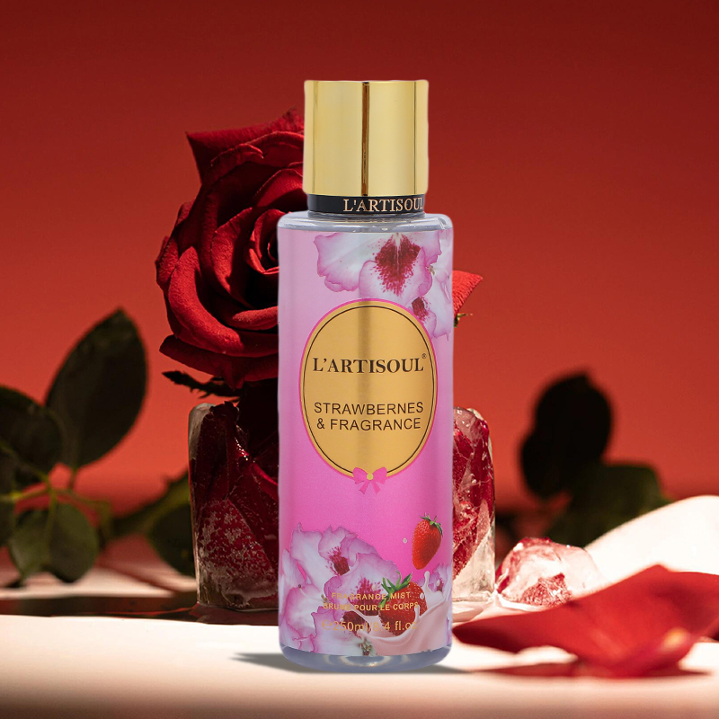 L'ARTISOUL gran volumen 250ML fresa fragancia mujer larga duración dejar Perfume cuerpo spray perfume Item Picture