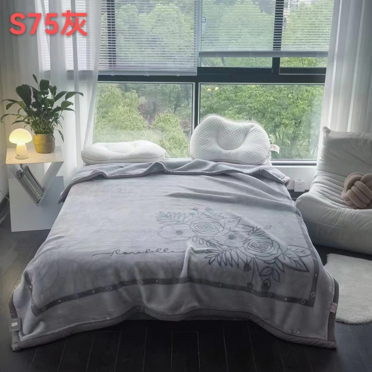 Angora blanket Coral fleece blanket thickened and warm, Razer Cloud blanket gift blanket group purchase wholesale pic 37