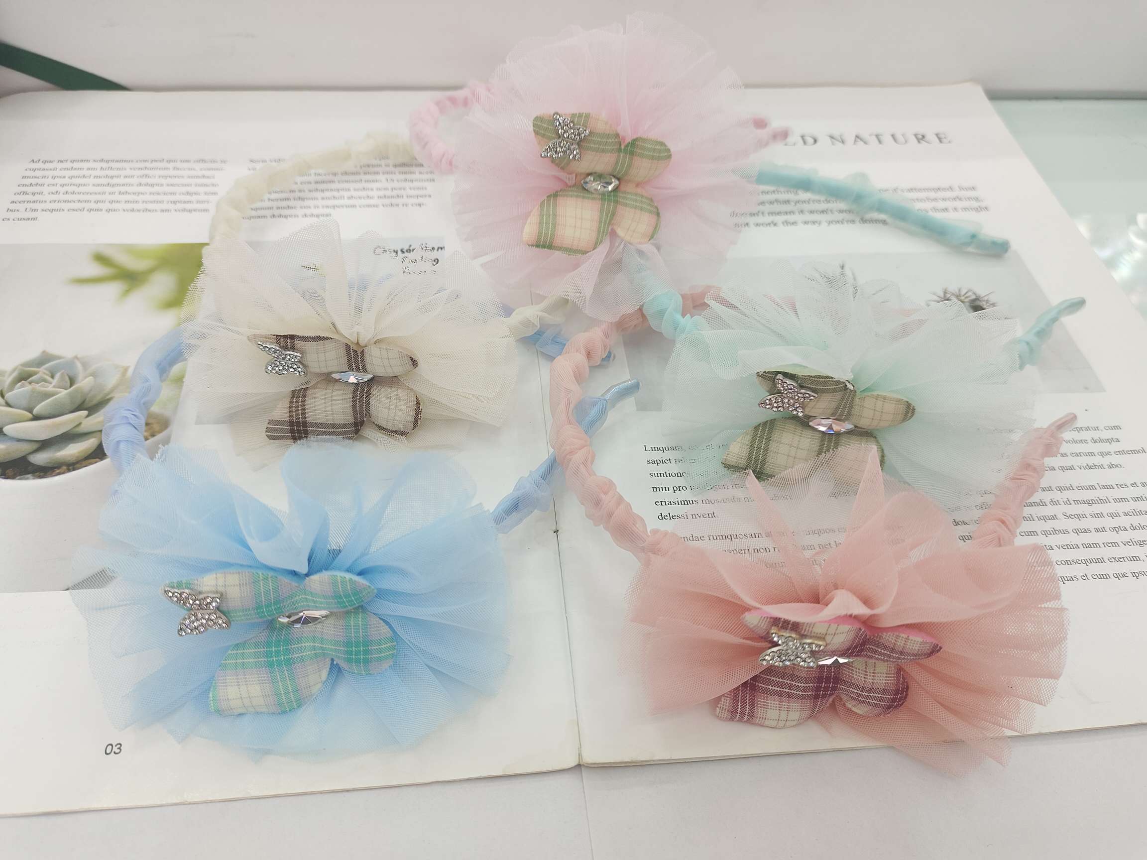 蝴蝶🦋带钻蝴蝶儿童头箍韩系