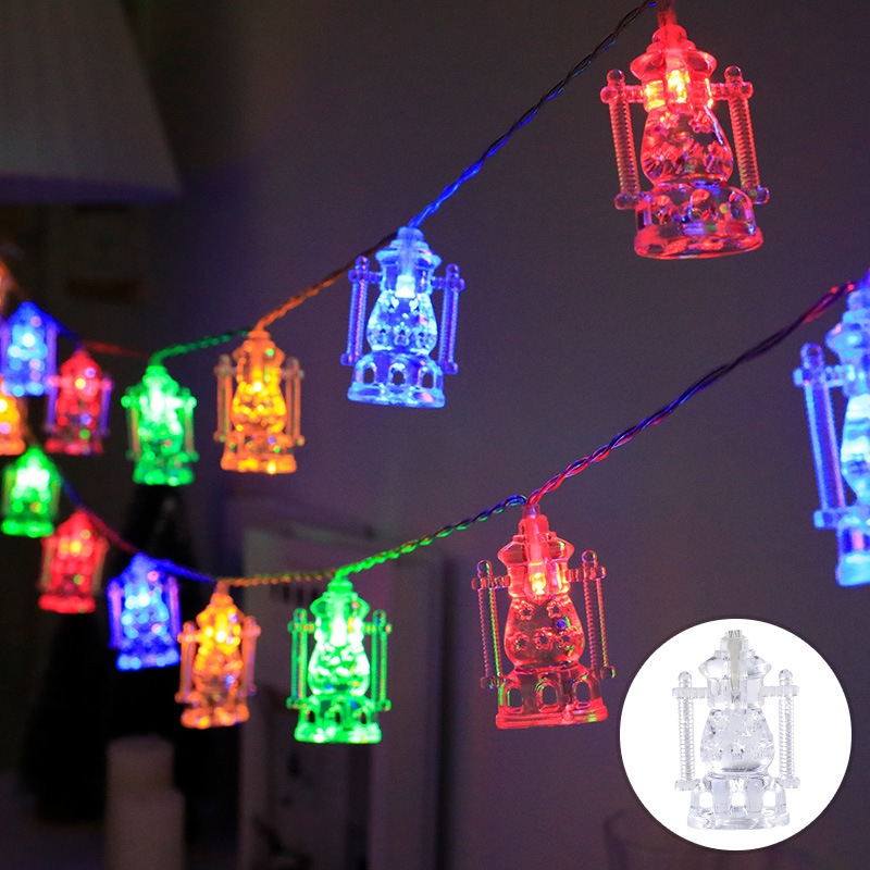Christmas string lights, round balls, outdoor LED string lights, lighting decoration, festival color lights, Christmas special, Ramadan style, Eid al-Fitr, Ramadan string lights in Arab countries, moon holding star moon 🌙🌙🌙🌙🌙 detail image 7