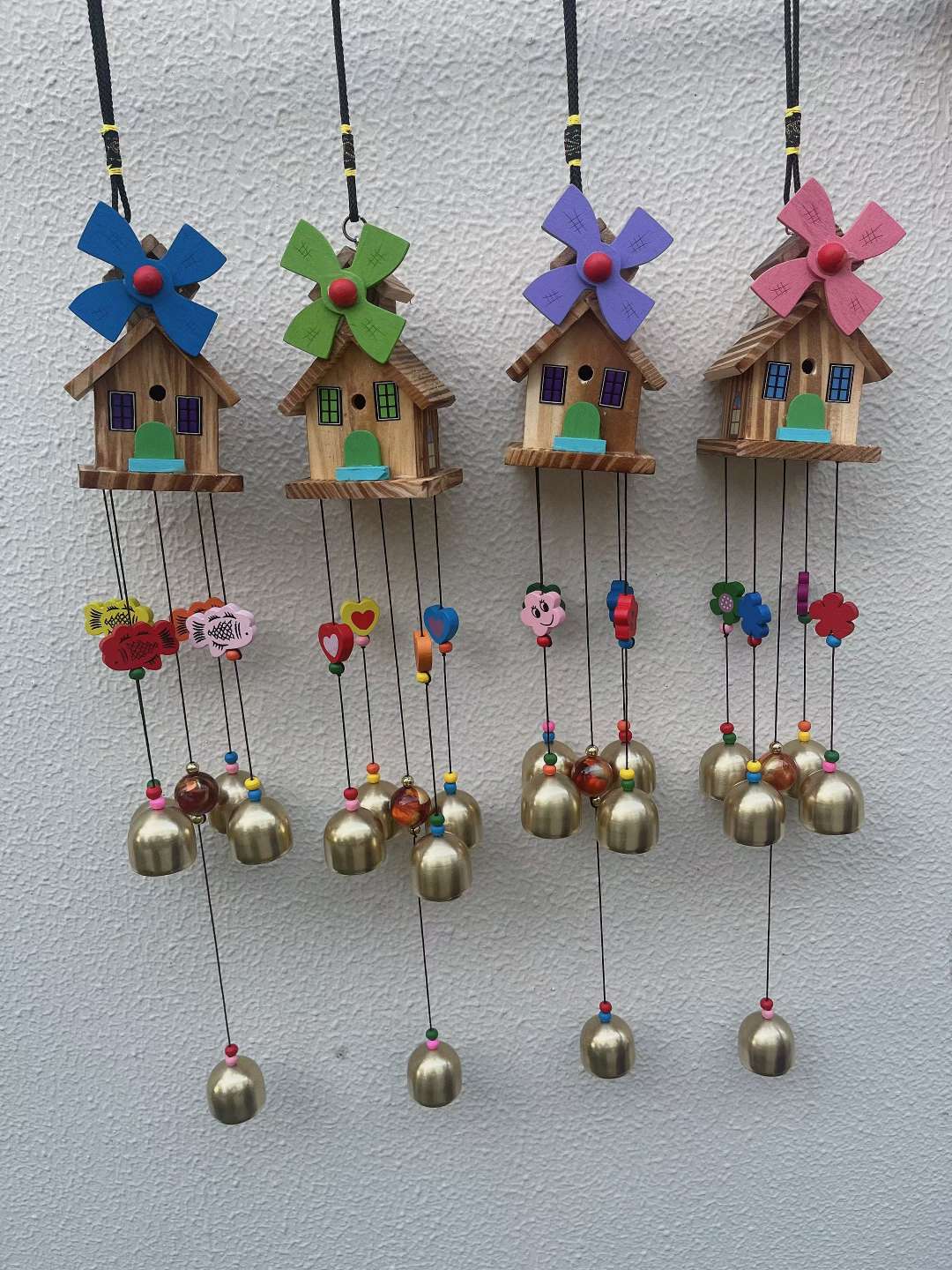 Rural life, decorative pendants, log cabin