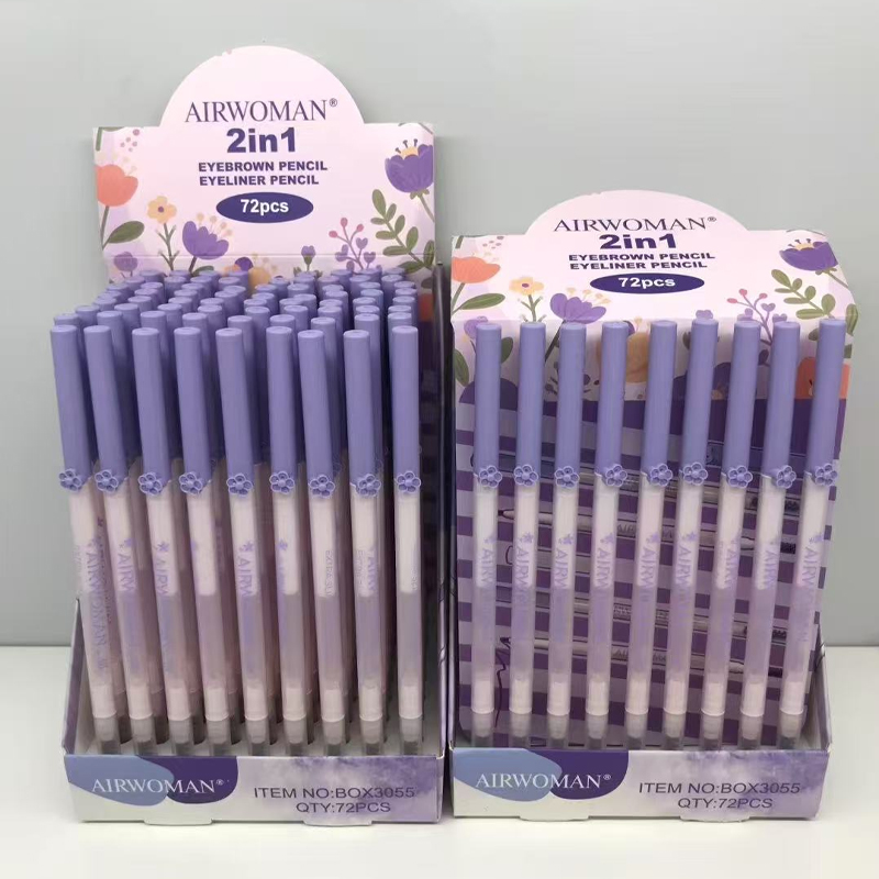 化妆品OEM加工厂可定制LOGO支持打样 贴牌代工服务双头极细眉笔