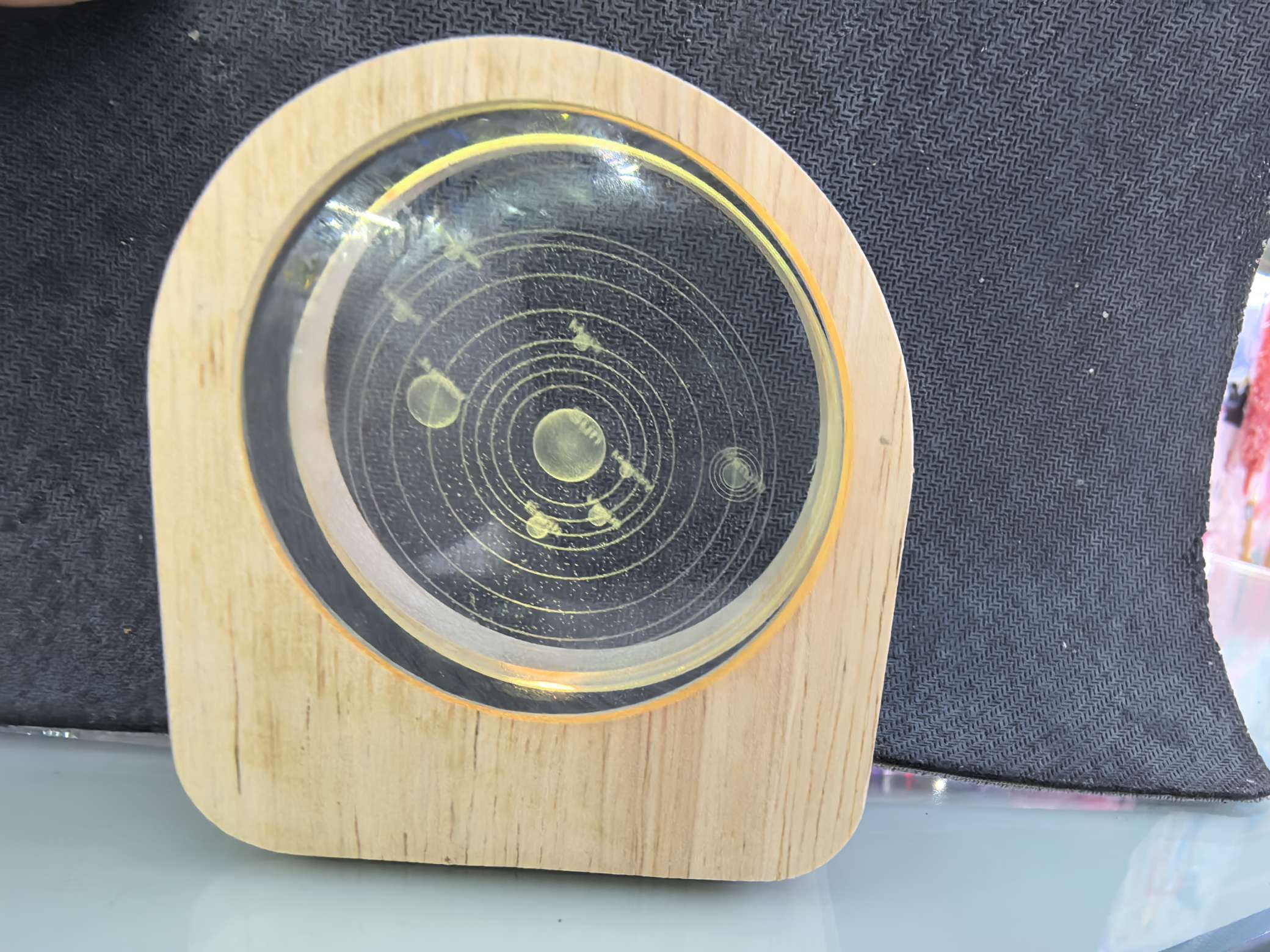 水晶工艺品水晶七彩灯创意礼品水晶摆件收藏品产品图