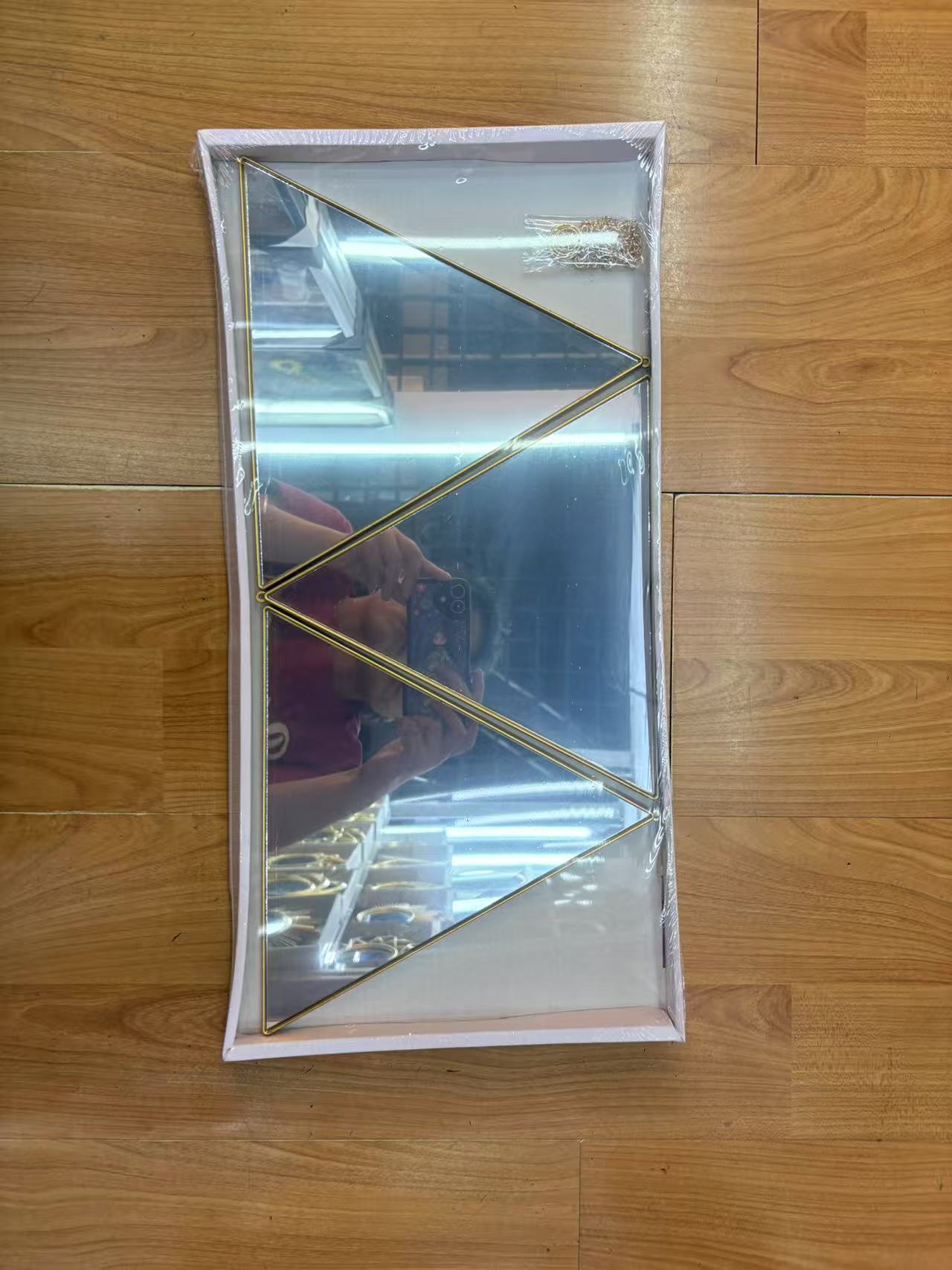 镜子挂钟家饰墙贴钟静音时尚简约客厅卧室挂表钟表新品挂钟详情图6