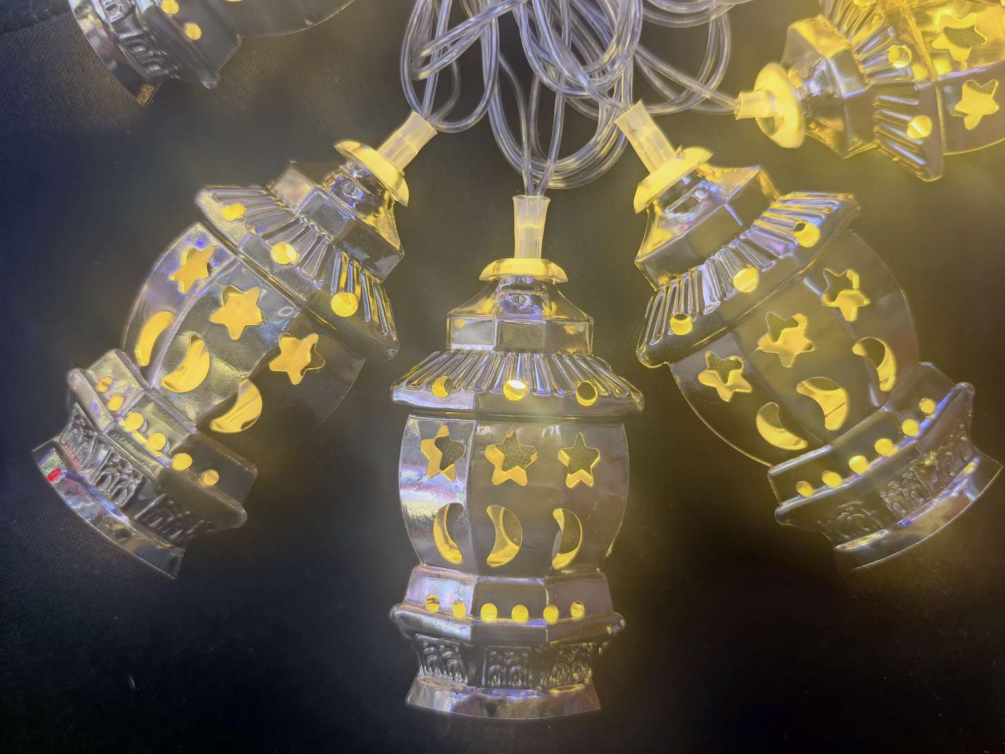 Christmas light string lights, round balls, outdoor LED lighting fixtures, festival decoration, outdoor LED light strings, Christmas light string light strips, Ramadan style, eid al-Fitr battery lights, ironwork, oil lamps from Arab countries, stars, ⭐⭐⭐⭐⭐⭐ detail image 10