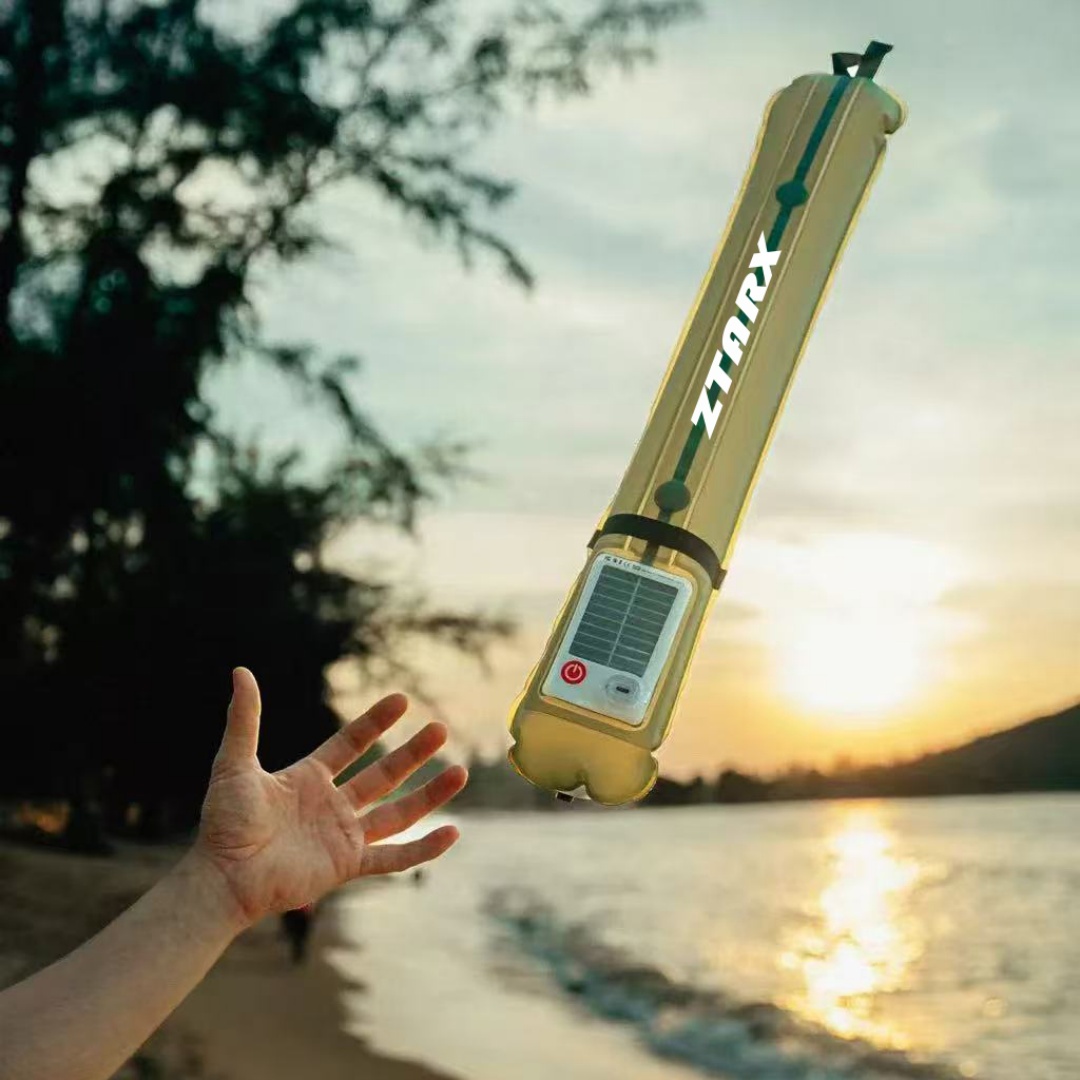 ZTARX户外露营灯防水折叠气柱补光灯磁吸太阳能多功能露营帐篷灯